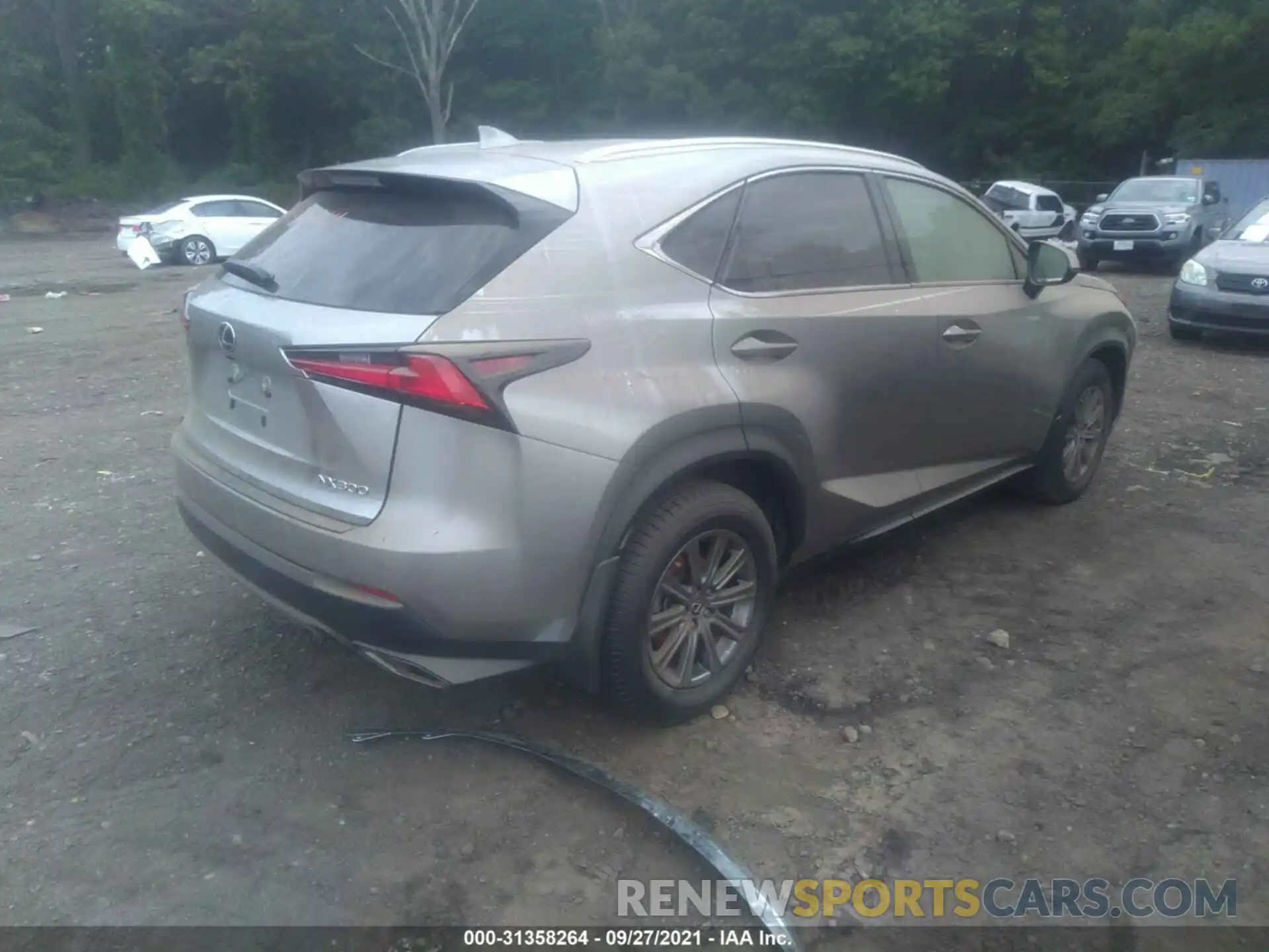 4 Фотография поврежденного автомобиля JTJBARBZ8K2180418 LEXUS NX 2019