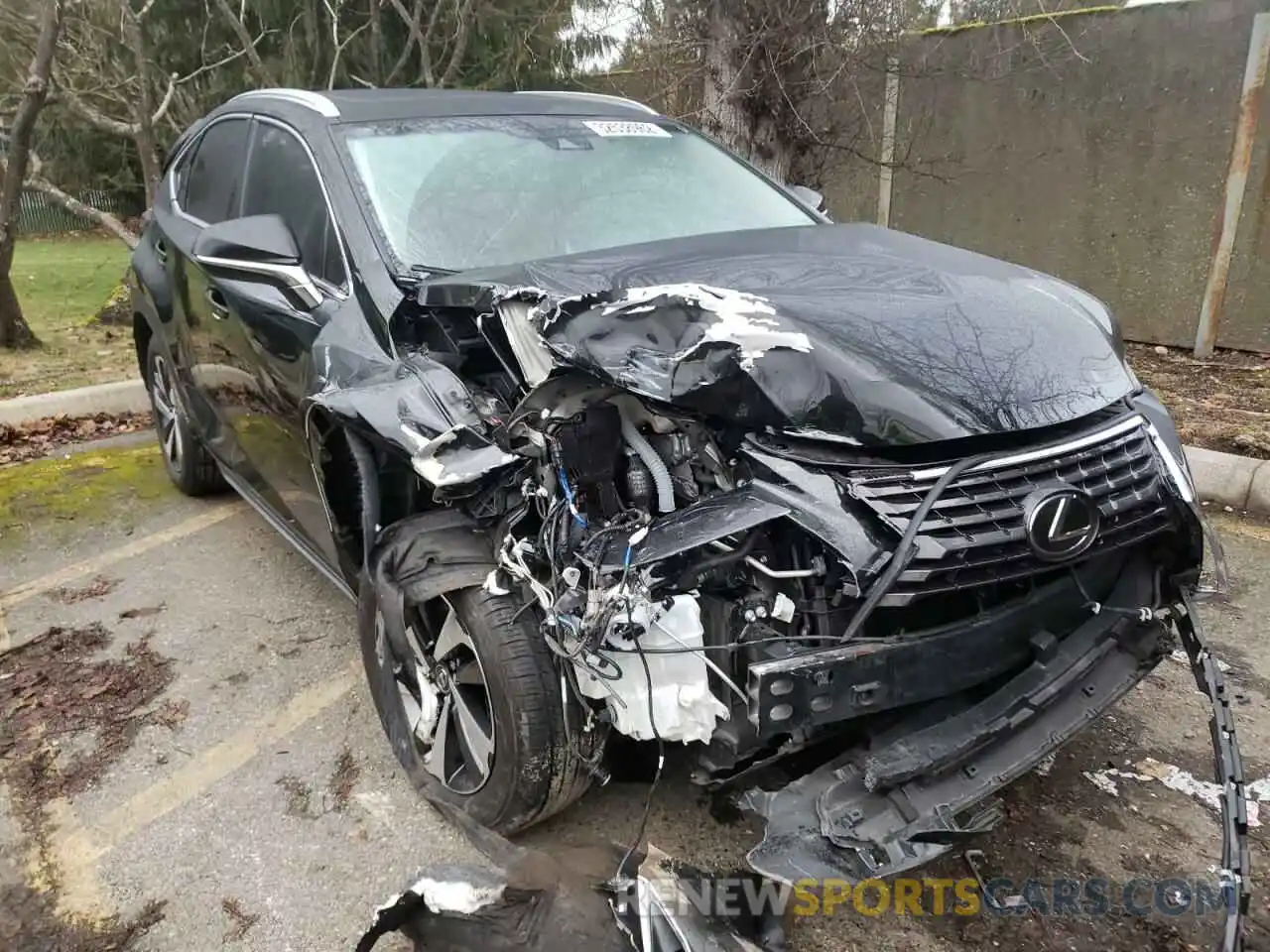 1 Photograph of a damaged car JTJBARBZ8K2180676 LEXUS NX 2019