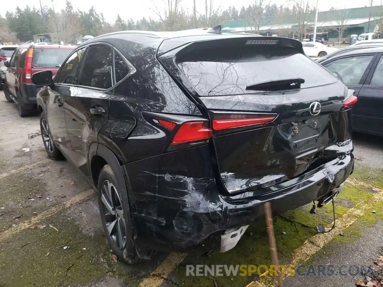 3 Photograph of a damaged car JTJBARBZ8K2180676 LEXUS NX 2019