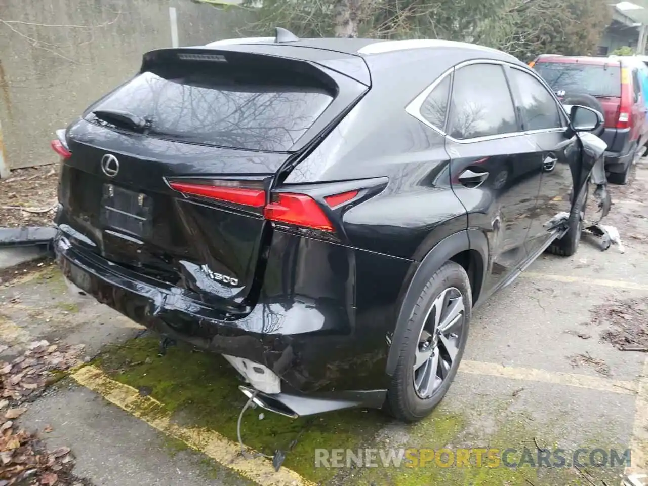 4 Photograph of a damaged car JTJBARBZ8K2180676 LEXUS NX 2019