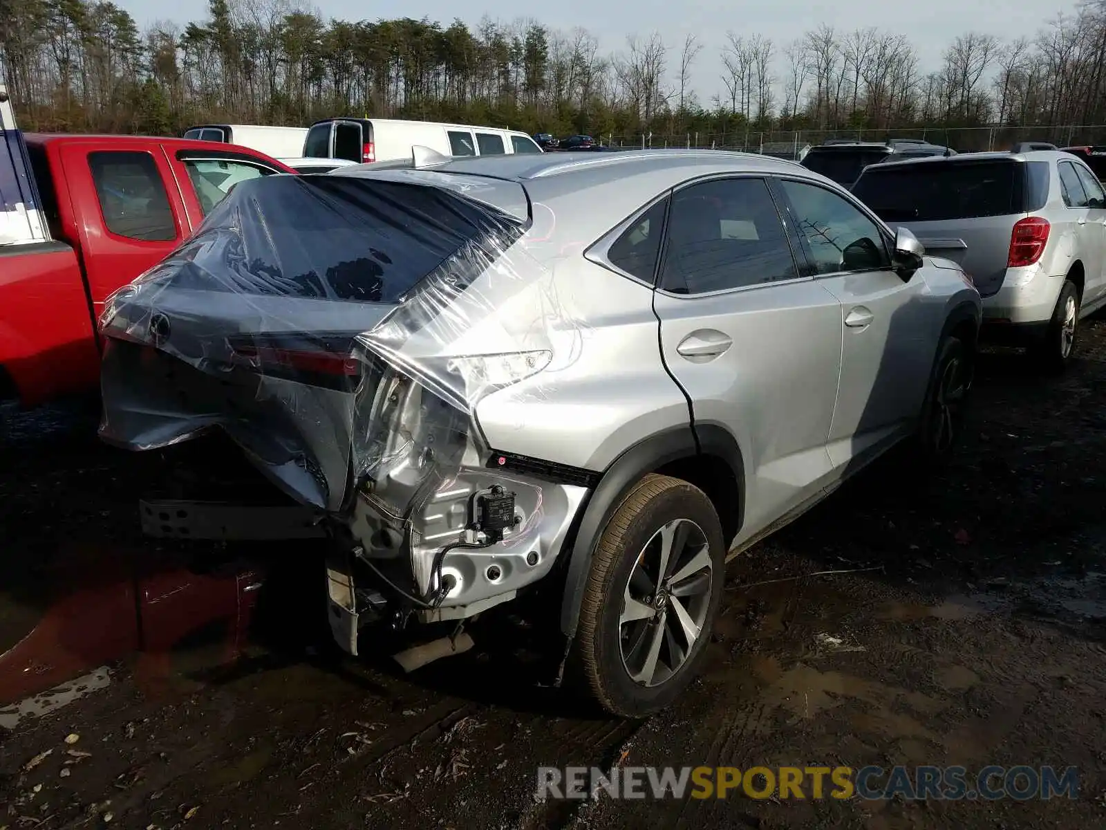 4 Photograph of a damaged car JTJBARBZ8K2181102 LEXUS NX 2019