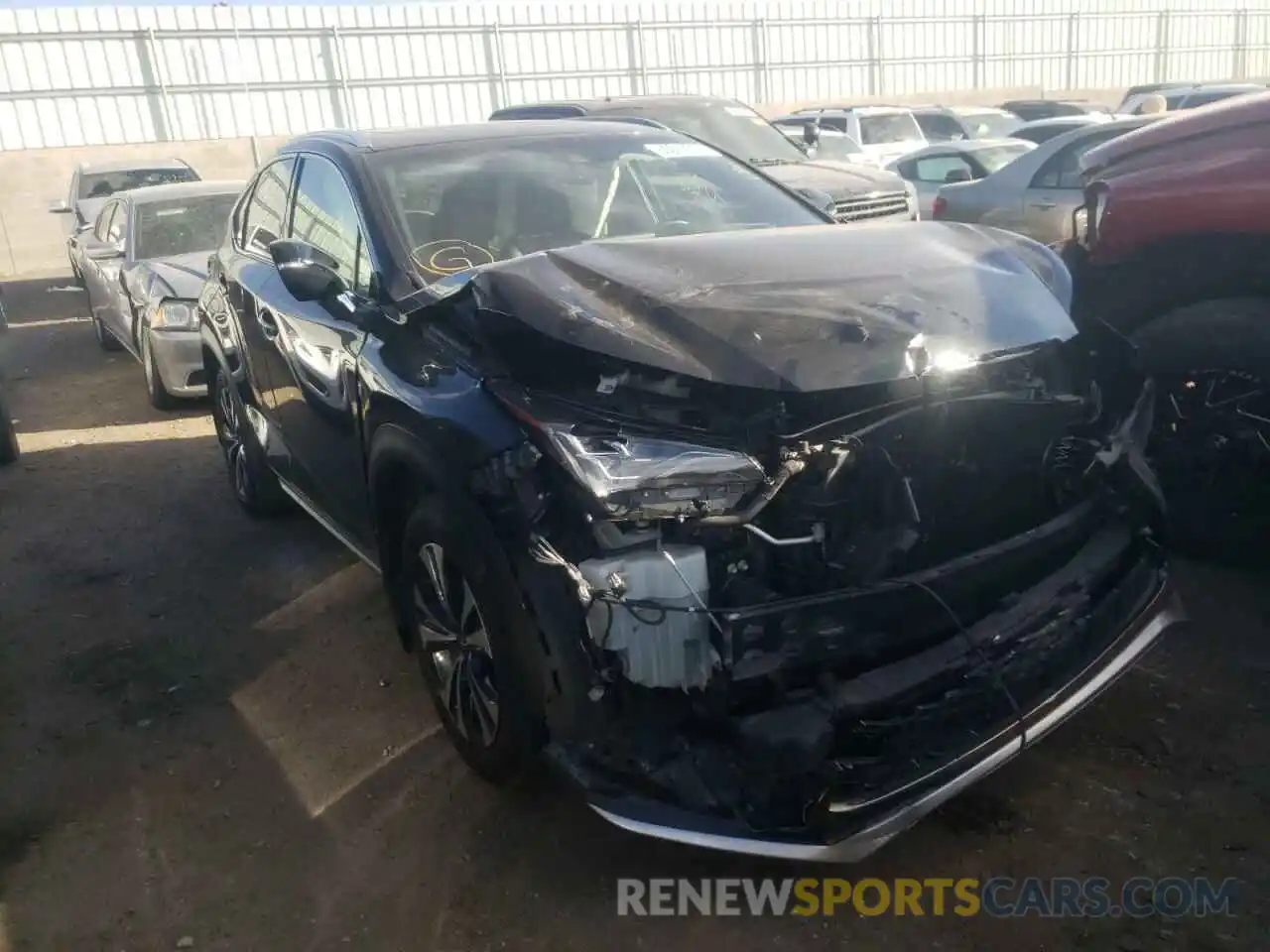 1 Photograph of a damaged car JTJBARBZ8K2189295 LEXUS NX 2019