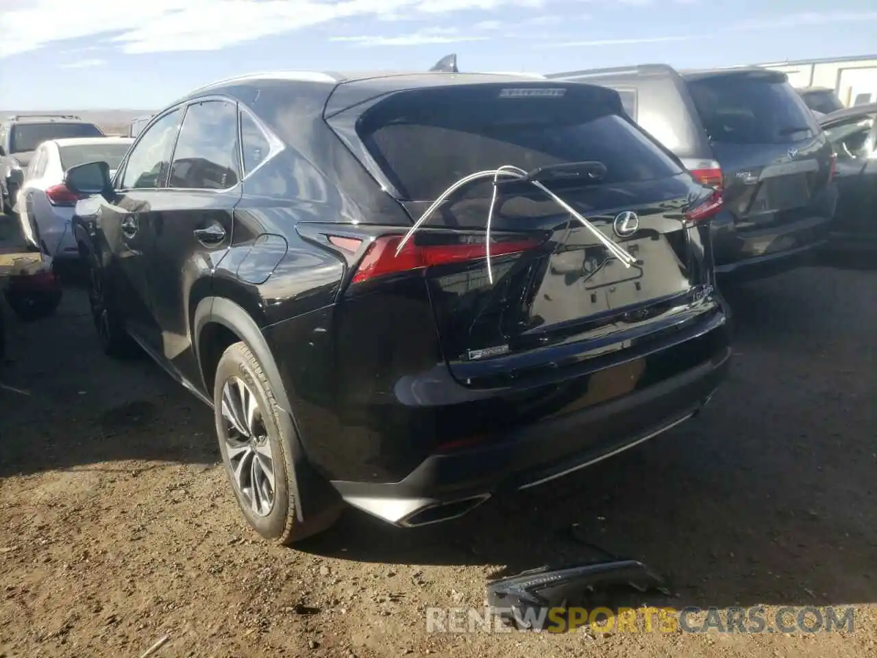 3 Фотография поврежденного автомобиля JTJBARBZ8K2189295 LEXUS NX 2019