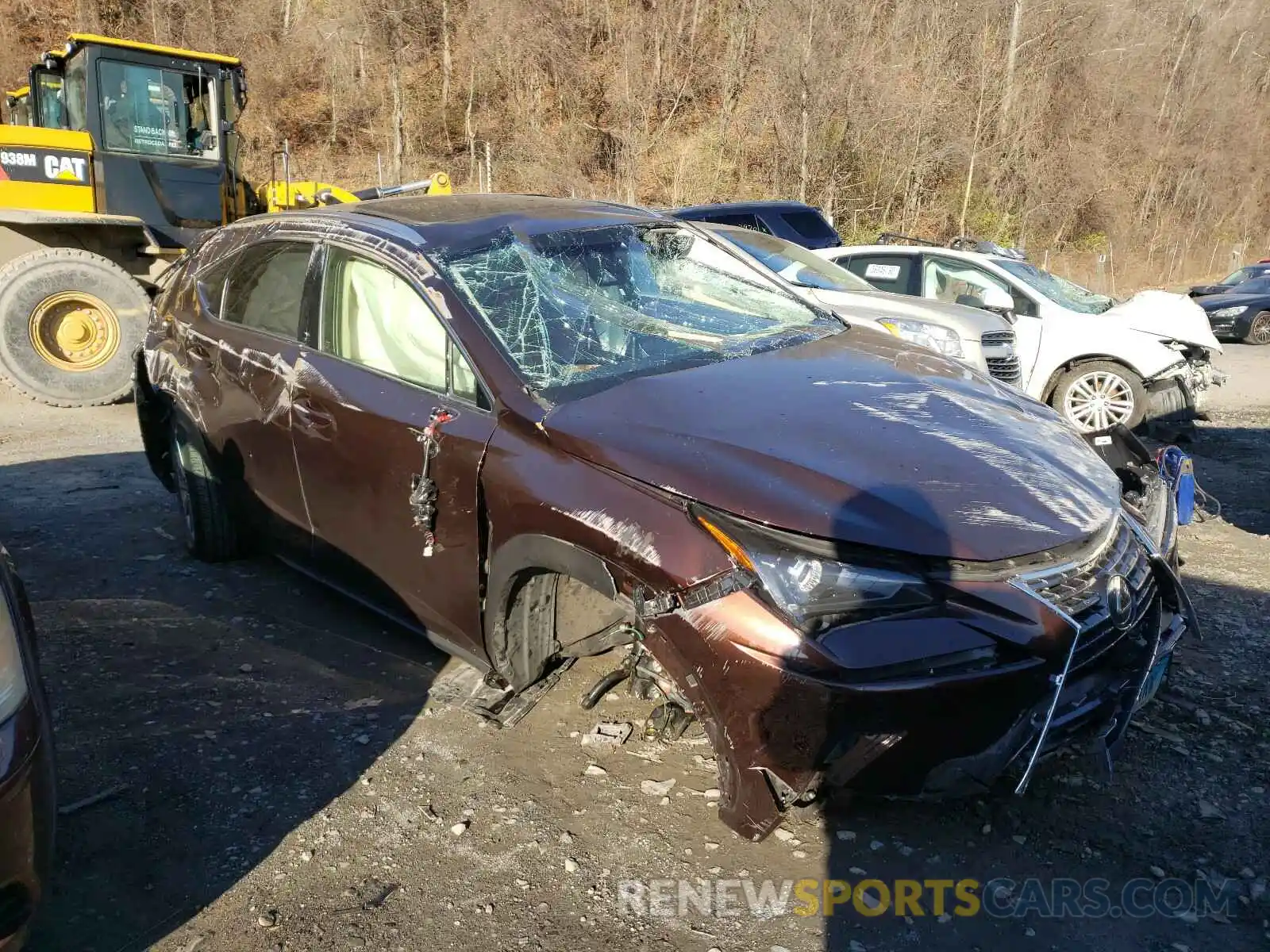 1 Photograph of a damaged car JTJBARBZ8K2189846 LEXUS NX 2019