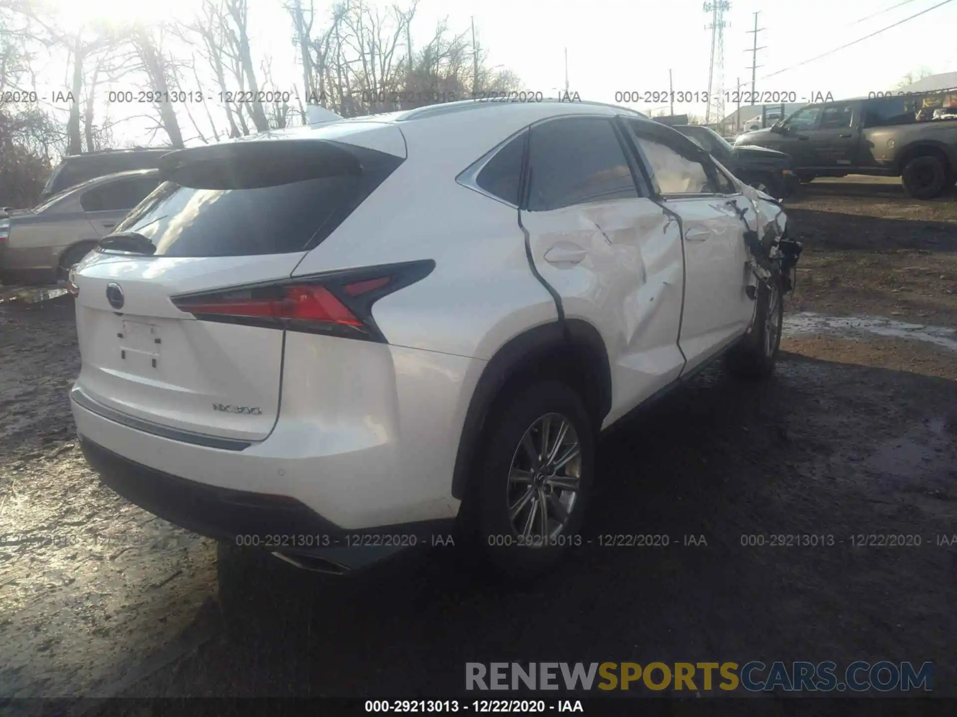 4 Фотография поврежденного автомобиля JTJBARBZ8K2192780 LEXUS NX 2019