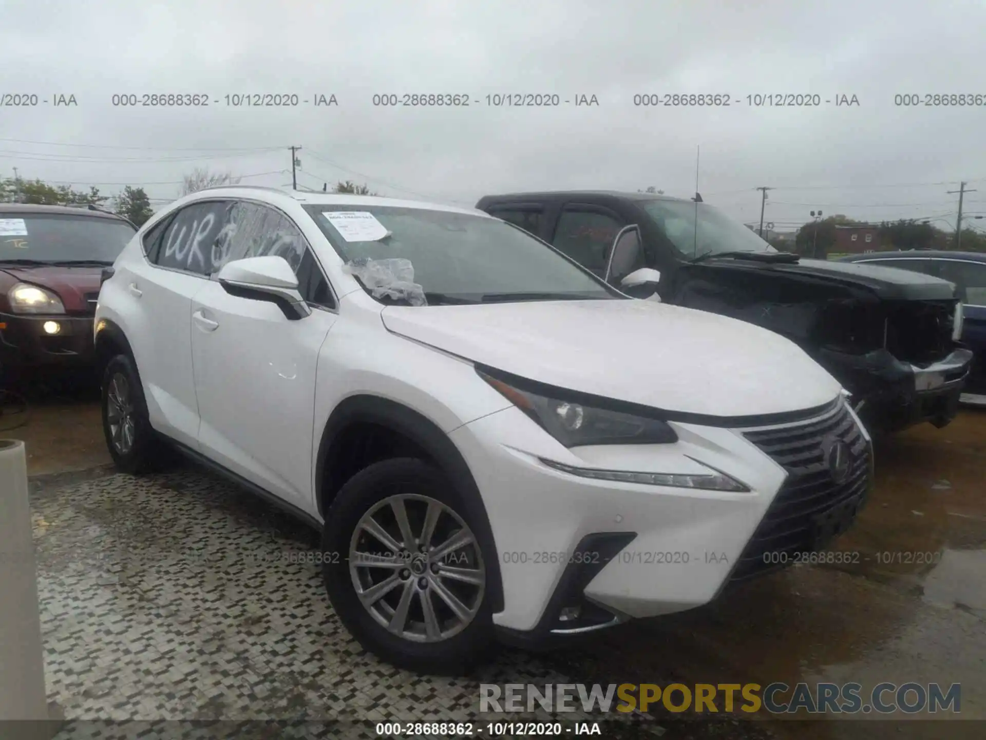 1 Photograph of a damaged car JTJBARBZ8K2193833 LEXUS NX 2019