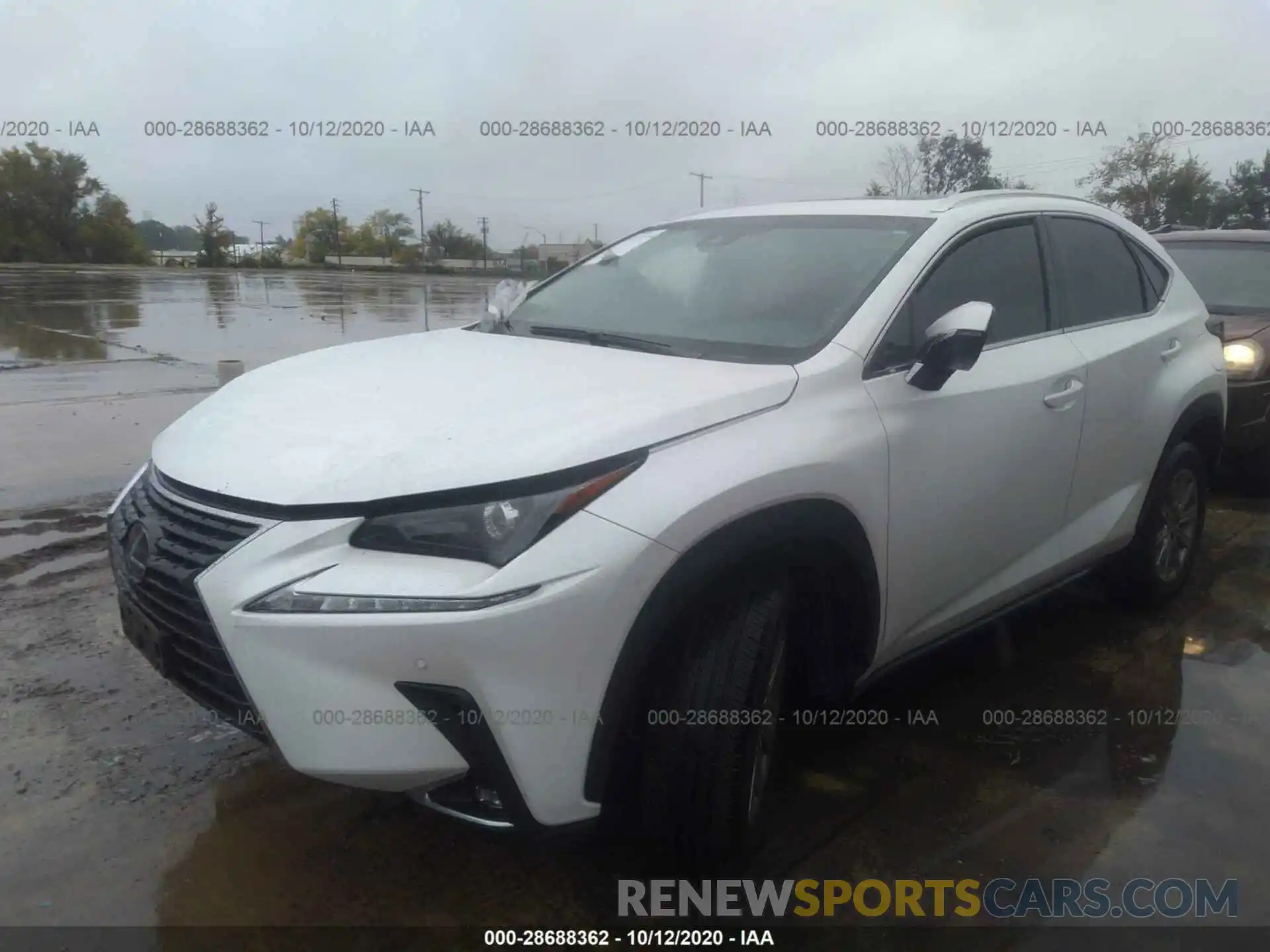 2 Фотография поврежденного автомобиля JTJBARBZ8K2193833 LEXUS NX 2019