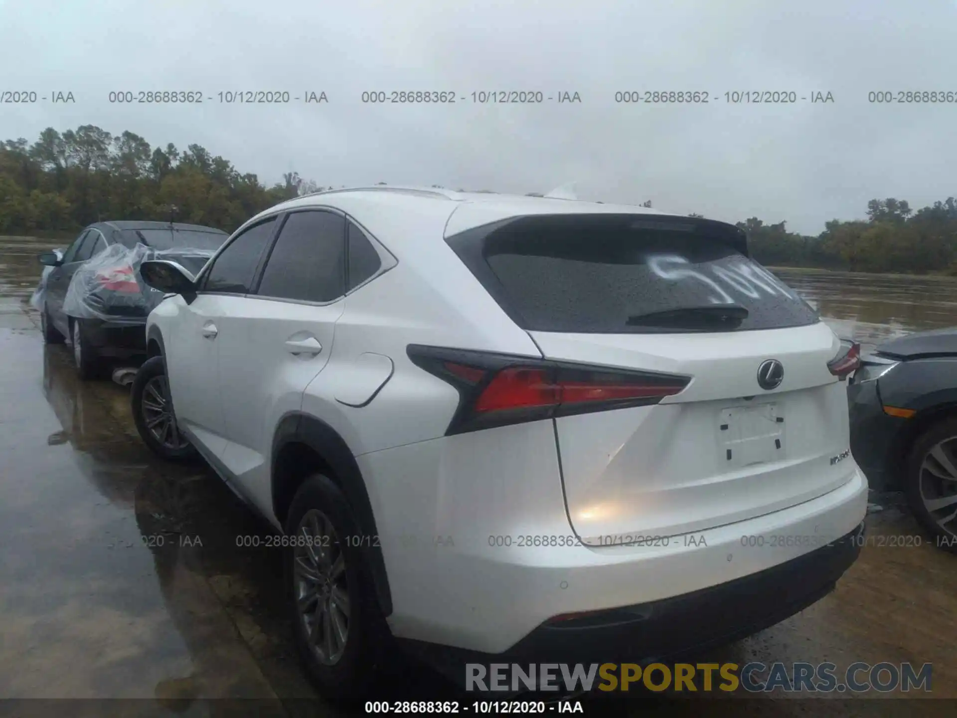 3 Photograph of a damaged car JTJBARBZ8K2193833 LEXUS NX 2019