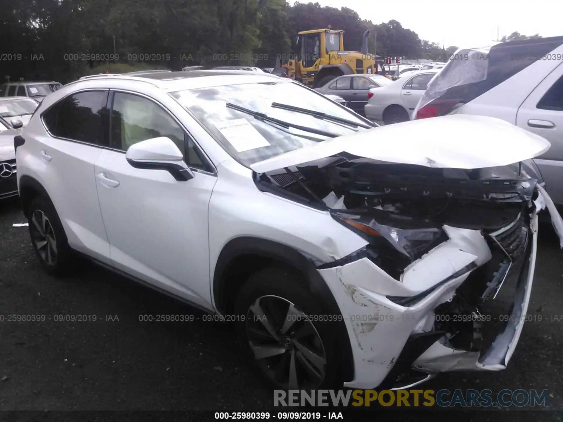 1 Фотография поврежденного автомобиля JTJBARBZ8K2194058 LEXUS NX 2019