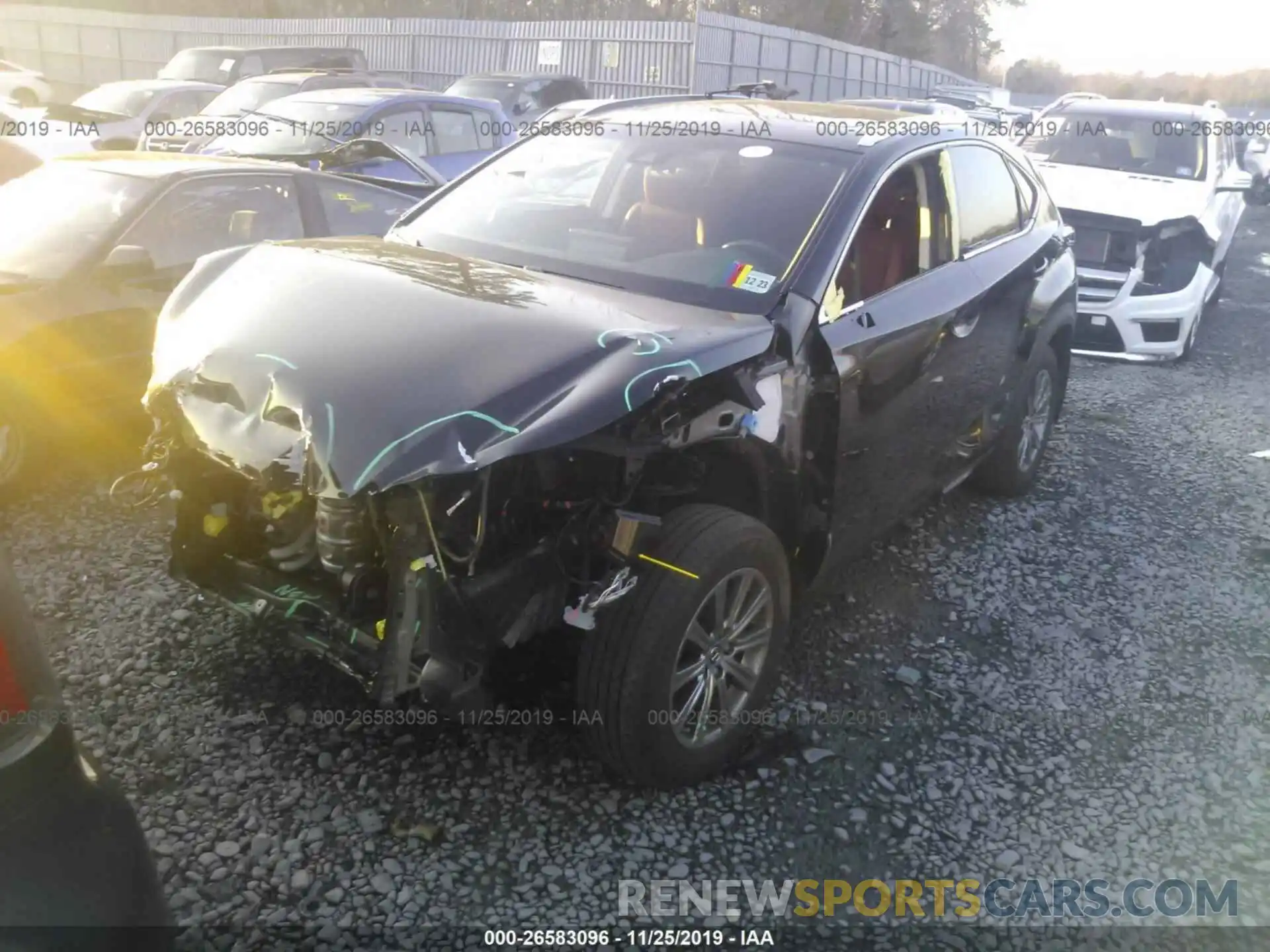 2 Photograph of a damaged car JTJBARBZ8K2196263 LEXUS NX 2019