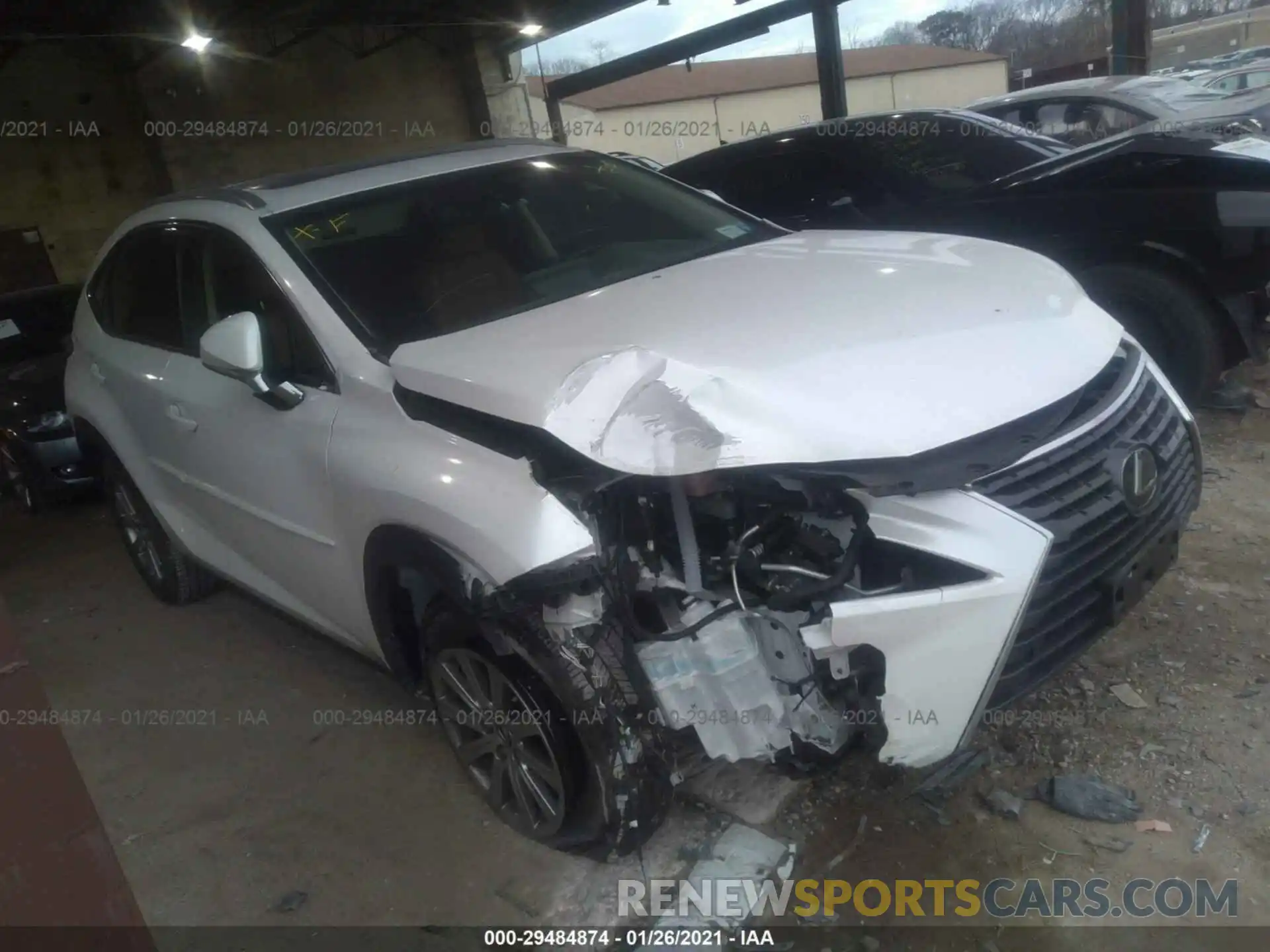 1 Фотография поврежденного автомобиля JTJBARBZ8K2196408 LEXUS NX 2019