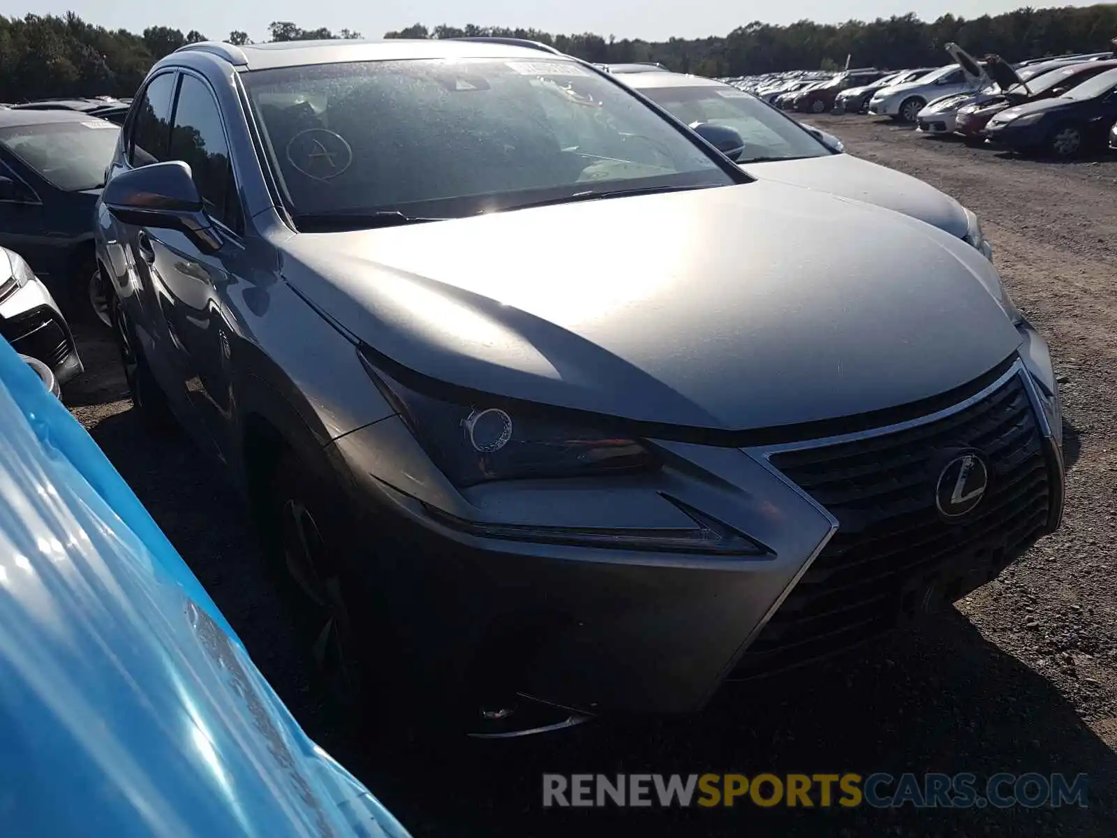 1 Photograph of a damaged car JTJBARBZ8K2196604 LEXUS NX 2019