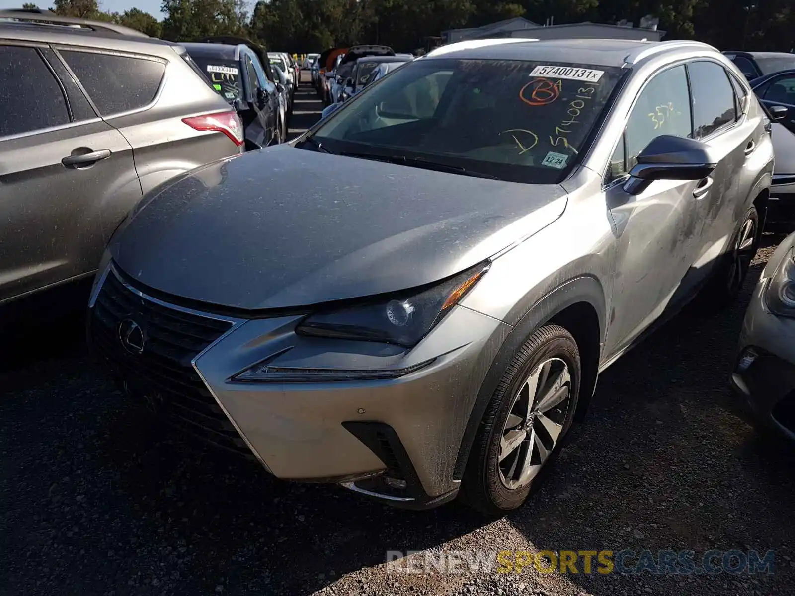 2 Photograph of a damaged car JTJBARBZ8K2196604 LEXUS NX 2019