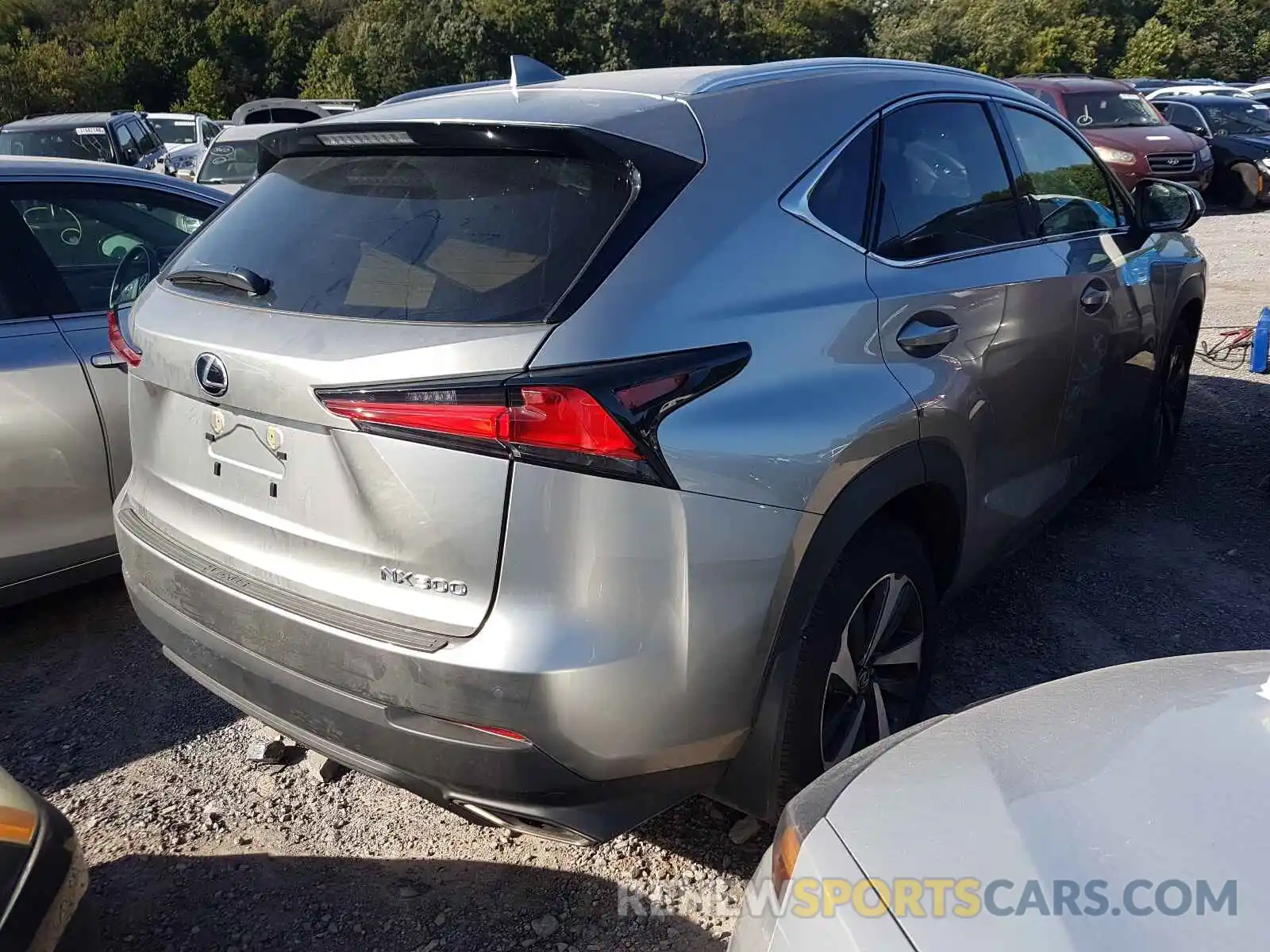 4 Фотография поврежденного автомобиля JTJBARBZ8K2196604 LEXUS NX 2019