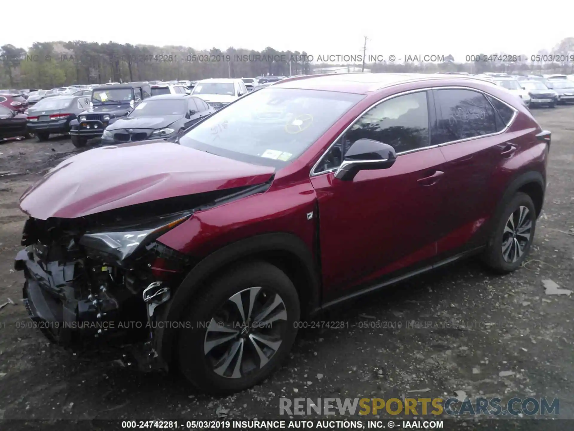 2 Photograph of a damaged car JTJBARBZ8K2197073 LEXUS NX 2019