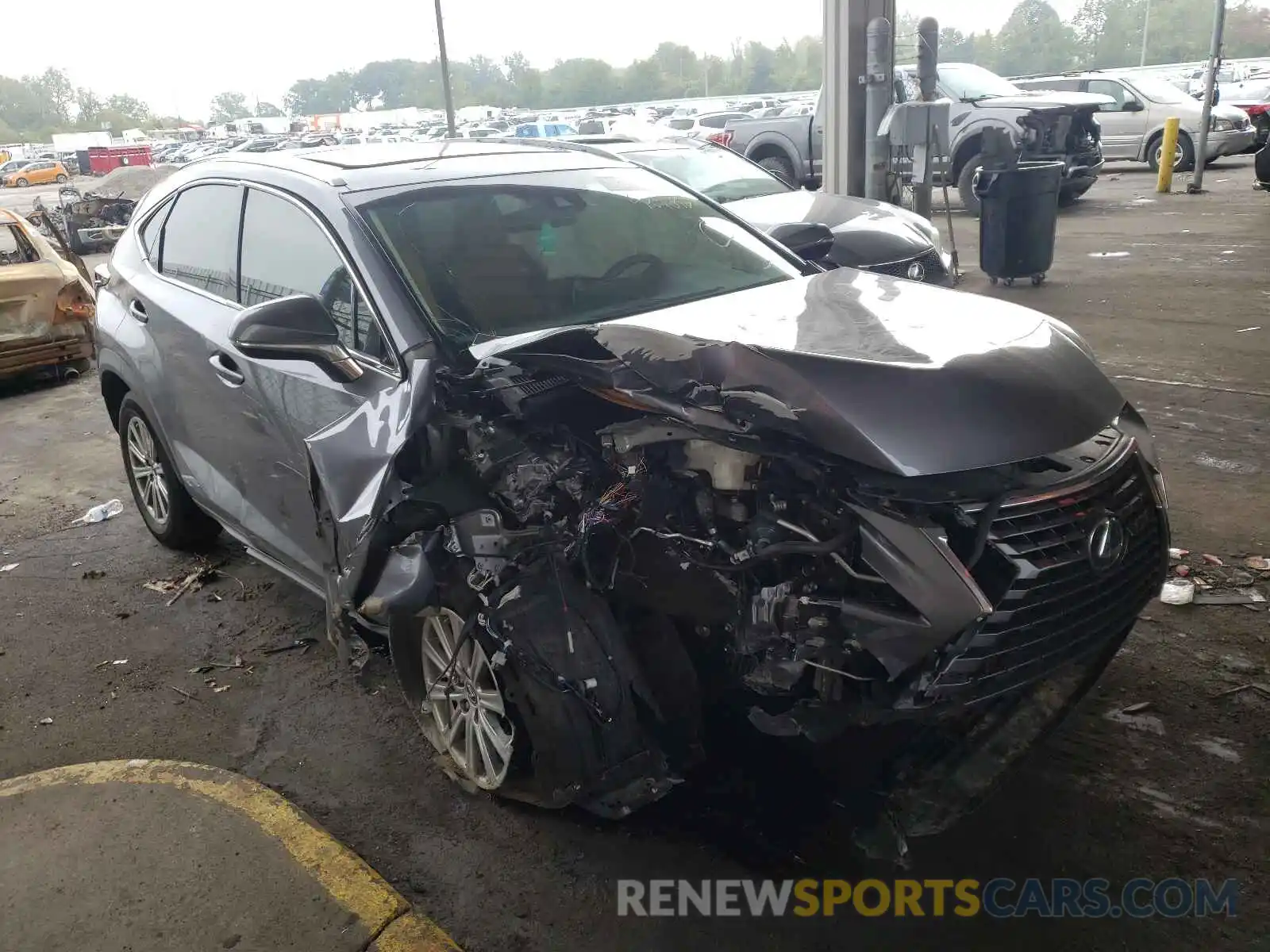 1 Photograph of a damaged car JTJBARBZ8K2198420 LEXUS NX 2019