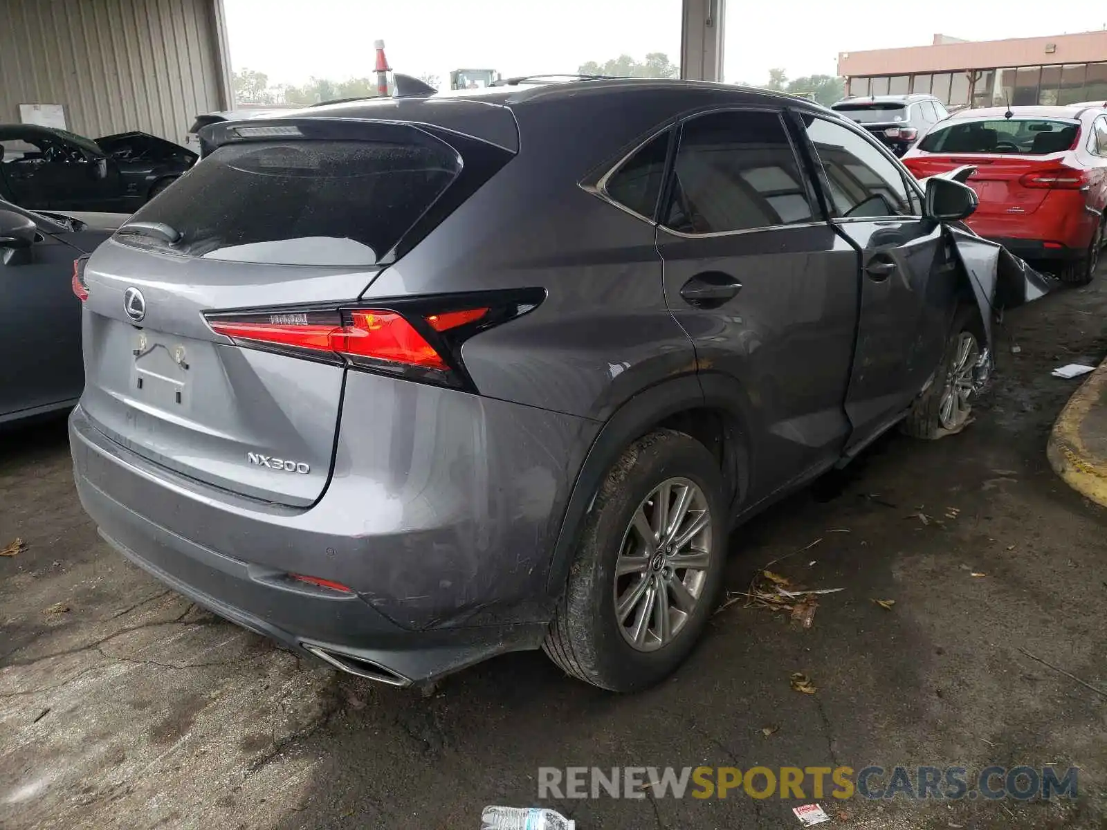 4 Фотография поврежденного автомобиля JTJBARBZ8K2198420 LEXUS NX 2019