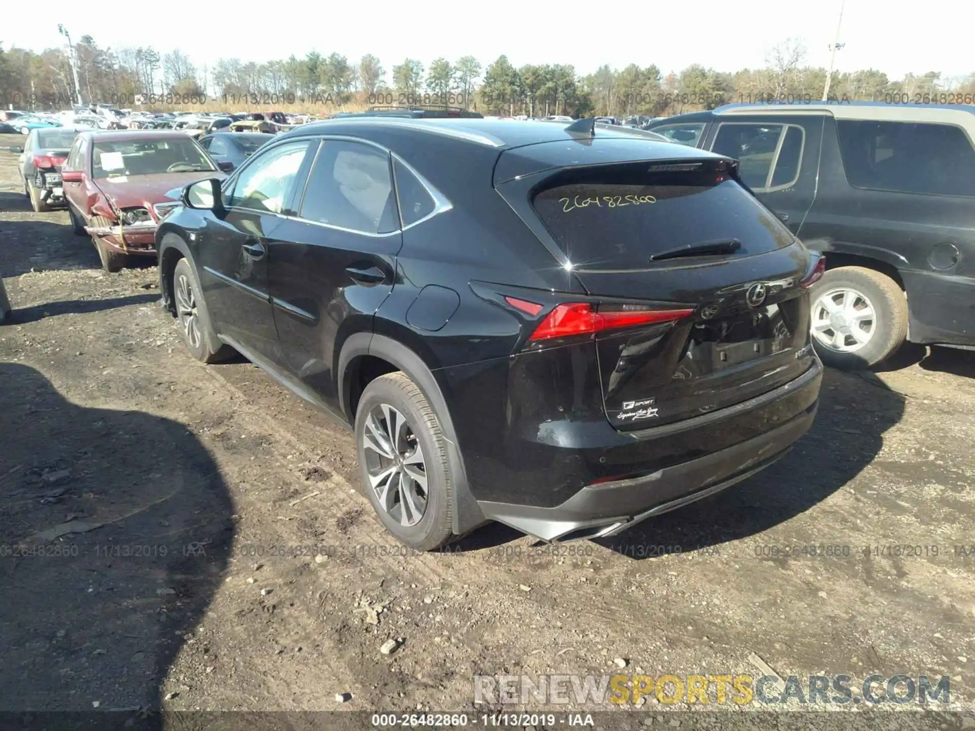 3 Photograph of a damaged car JTJBARBZ8K2201106 LEXUS NX 2019