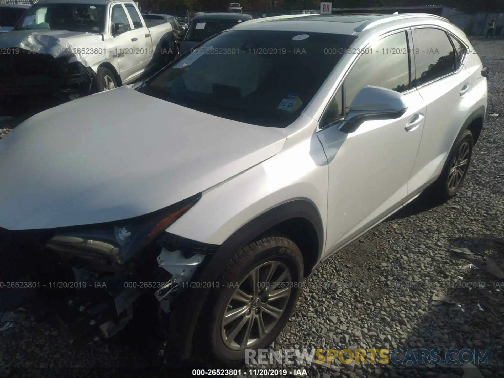 2 Фотография поврежденного автомобиля JTJBARBZ8K2201431 LEXUS NX 2019