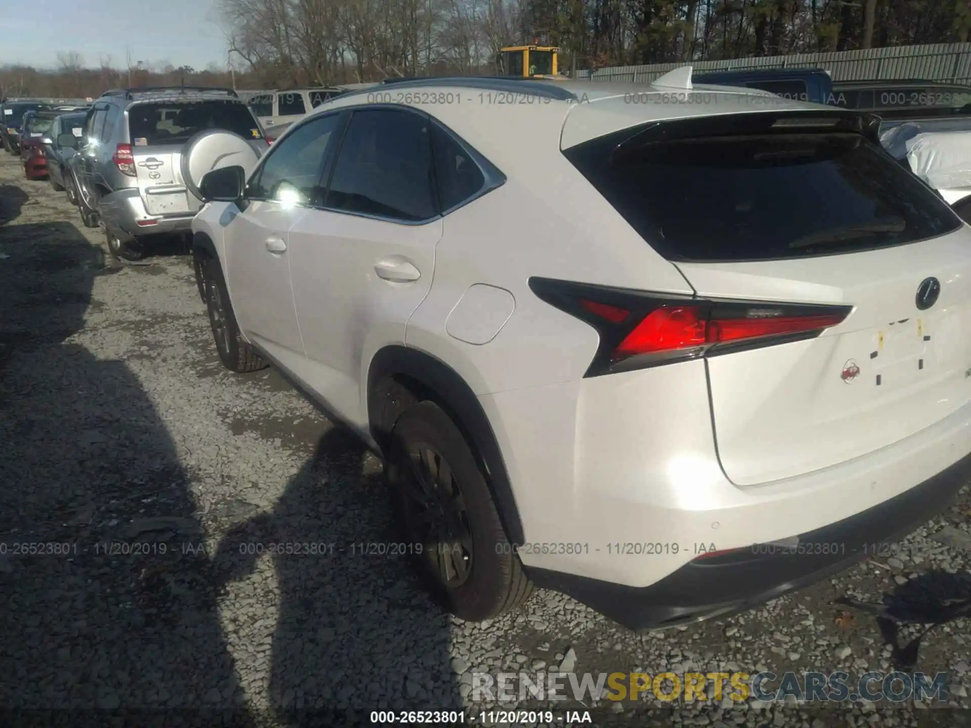 3 Фотография поврежденного автомобиля JTJBARBZ8K2201431 LEXUS NX 2019