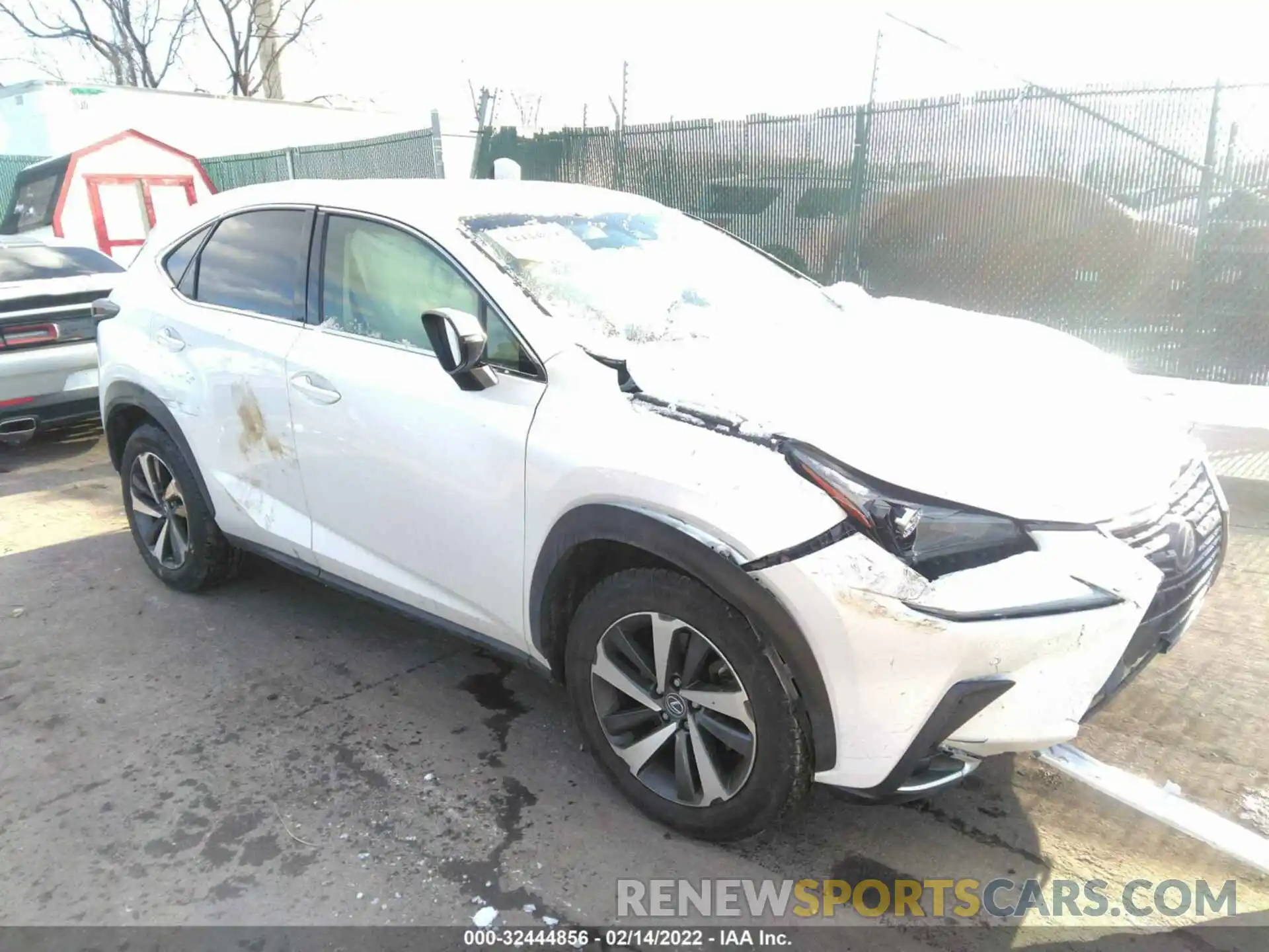 1 Photograph of a damaged car JTJBARBZ8K2203082 LEXUS NX 2019