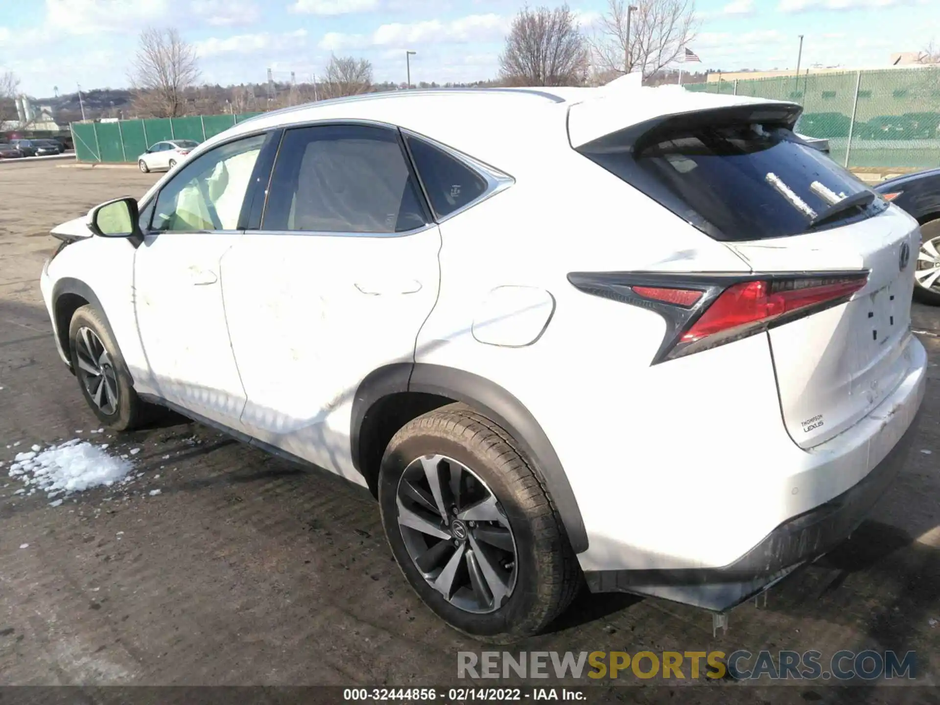 3 Фотография поврежденного автомобиля JTJBARBZ8K2203082 LEXUS NX 2019