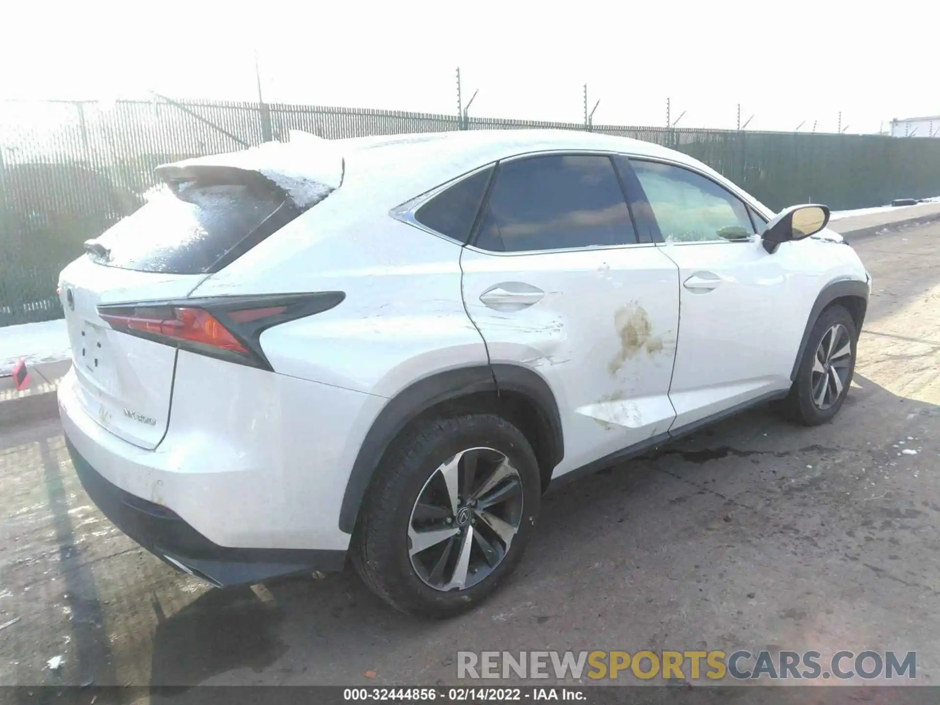 4 Фотография поврежденного автомобиля JTJBARBZ8K2203082 LEXUS NX 2019