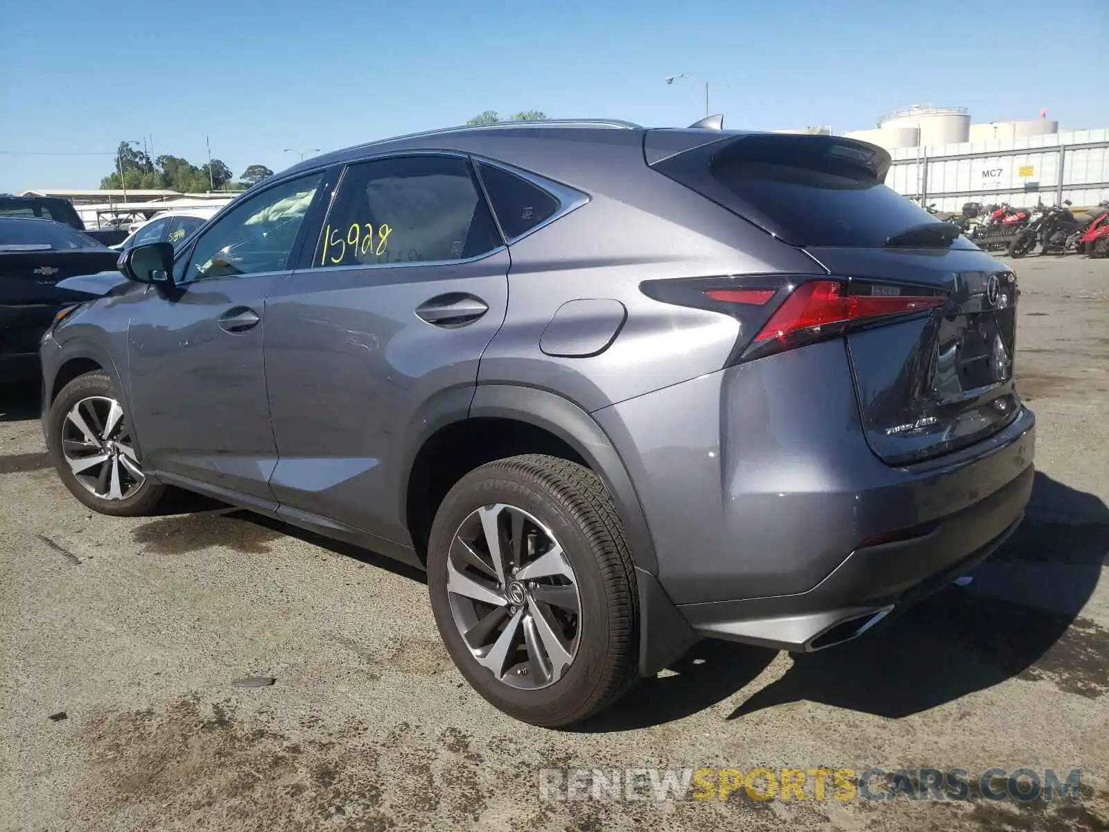 3 Photograph of a damaged car JTJBARBZ8K2203521 LEXUS NX 2019