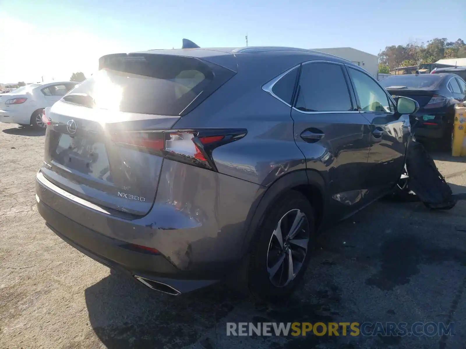 4 Photograph of a damaged car JTJBARBZ8K2203521 LEXUS NX 2019