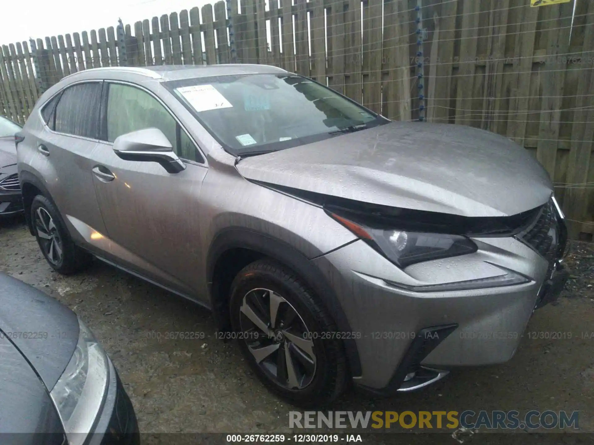 1 Photograph of a damaged car JTJBARBZ8K2204250 LEXUS NX 2019