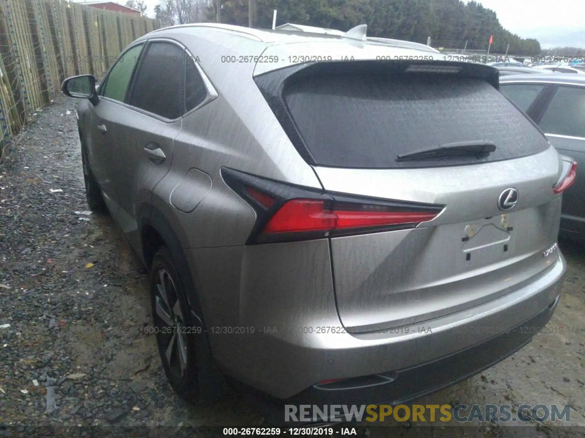 3 Фотография поврежденного автомобиля JTJBARBZ8K2204250 LEXUS NX 2019