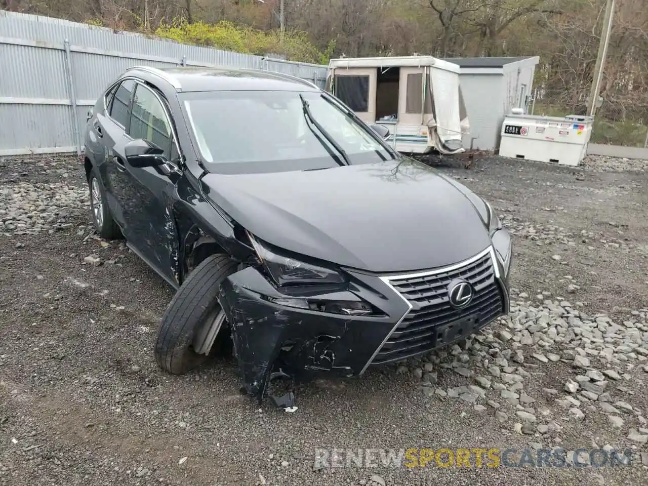 1 Photograph of a damaged car JTJBARBZ8K2205785 LEXUS NX 2019