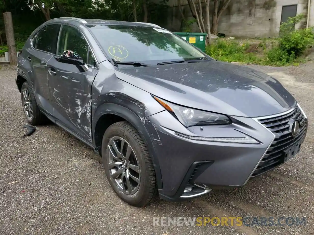 1 Photograph of a damaged car JTJBARBZ8K2206581 LEXUS NX 2019