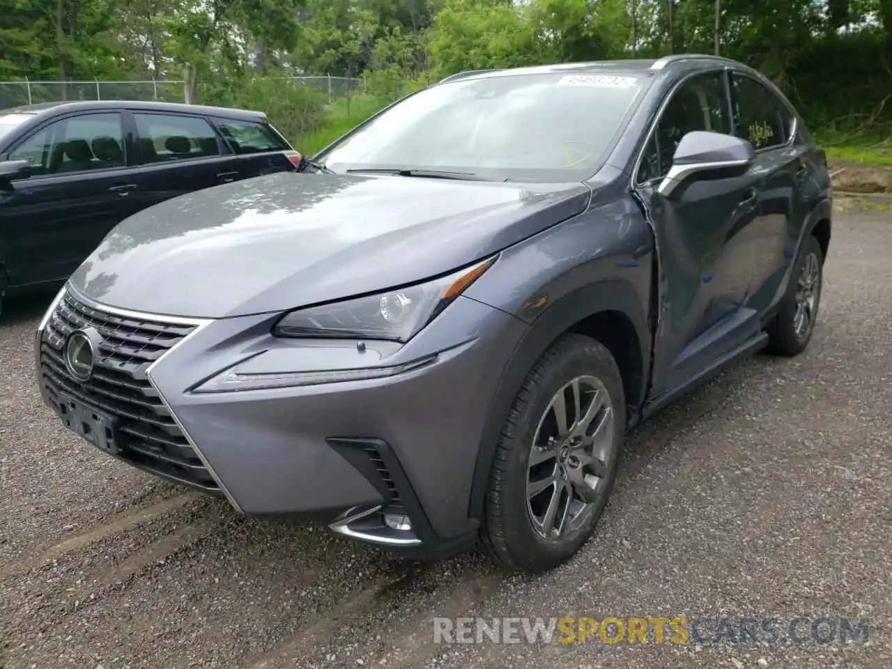 2 Фотография поврежденного автомобиля JTJBARBZ8K2206581 LEXUS NX 2019