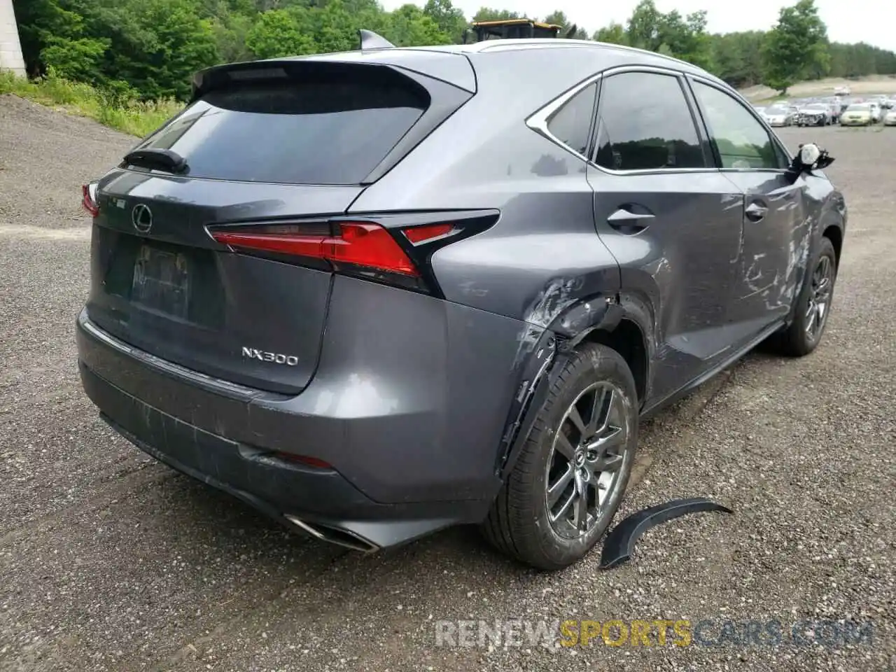 4 Photograph of a damaged car JTJBARBZ8K2206581 LEXUS NX 2019