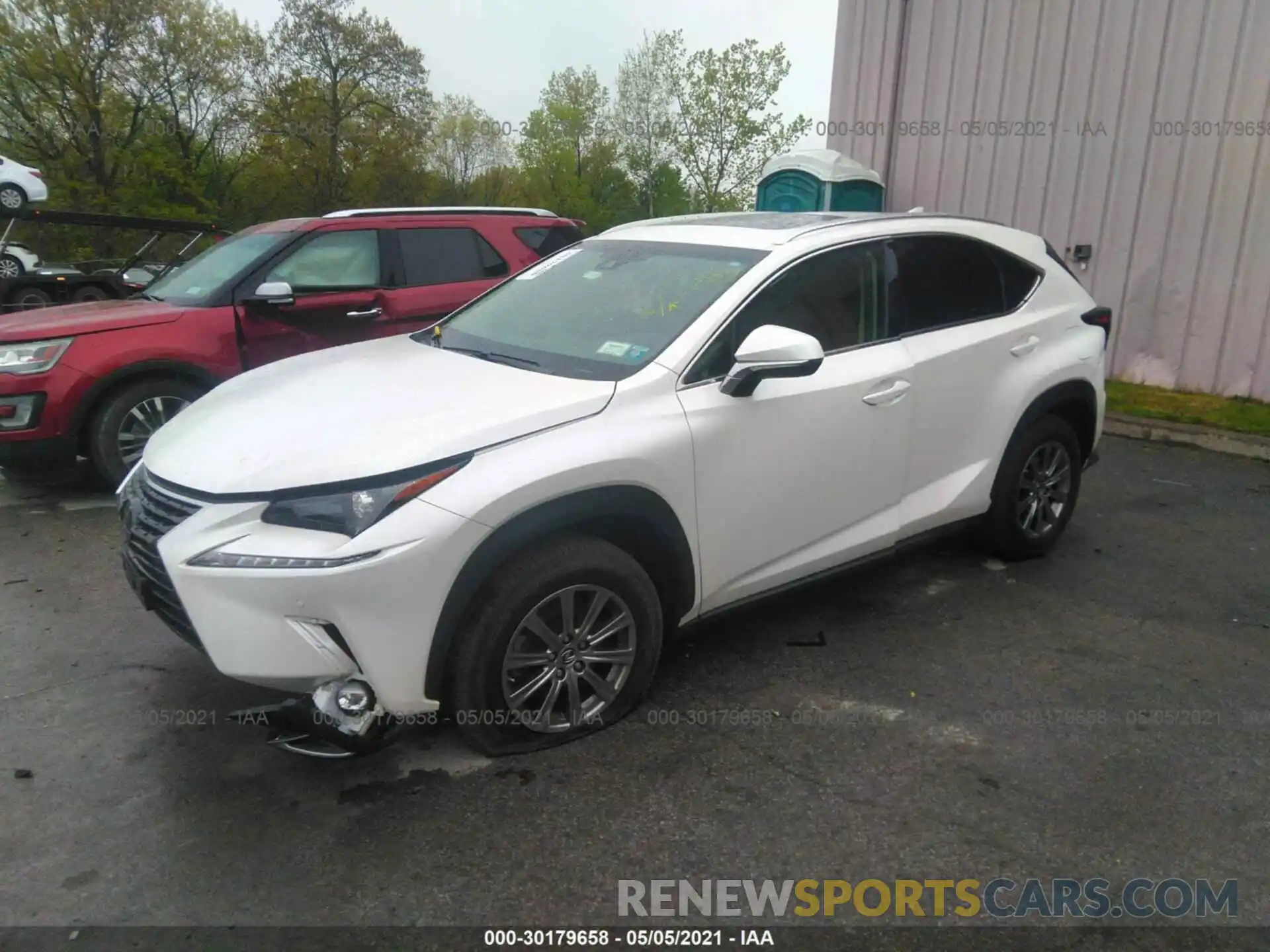 2 Фотография поврежденного автомобиля JTJBARBZ8K2207519 LEXUS NX 2019