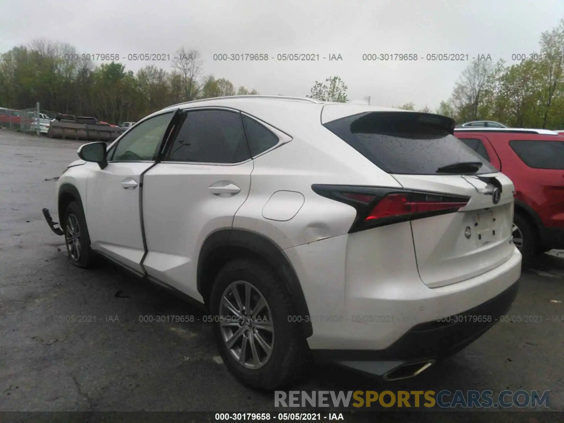 3 Фотография поврежденного автомобиля JTJBARBZ8K2207519 LEXUS NX 2019