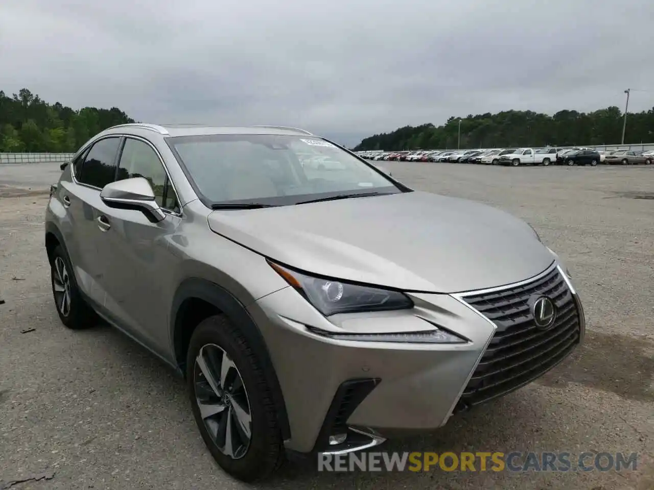 1 Photograph of a damaged car JTJBARBZ8K2214258 LEXUS NX 2019