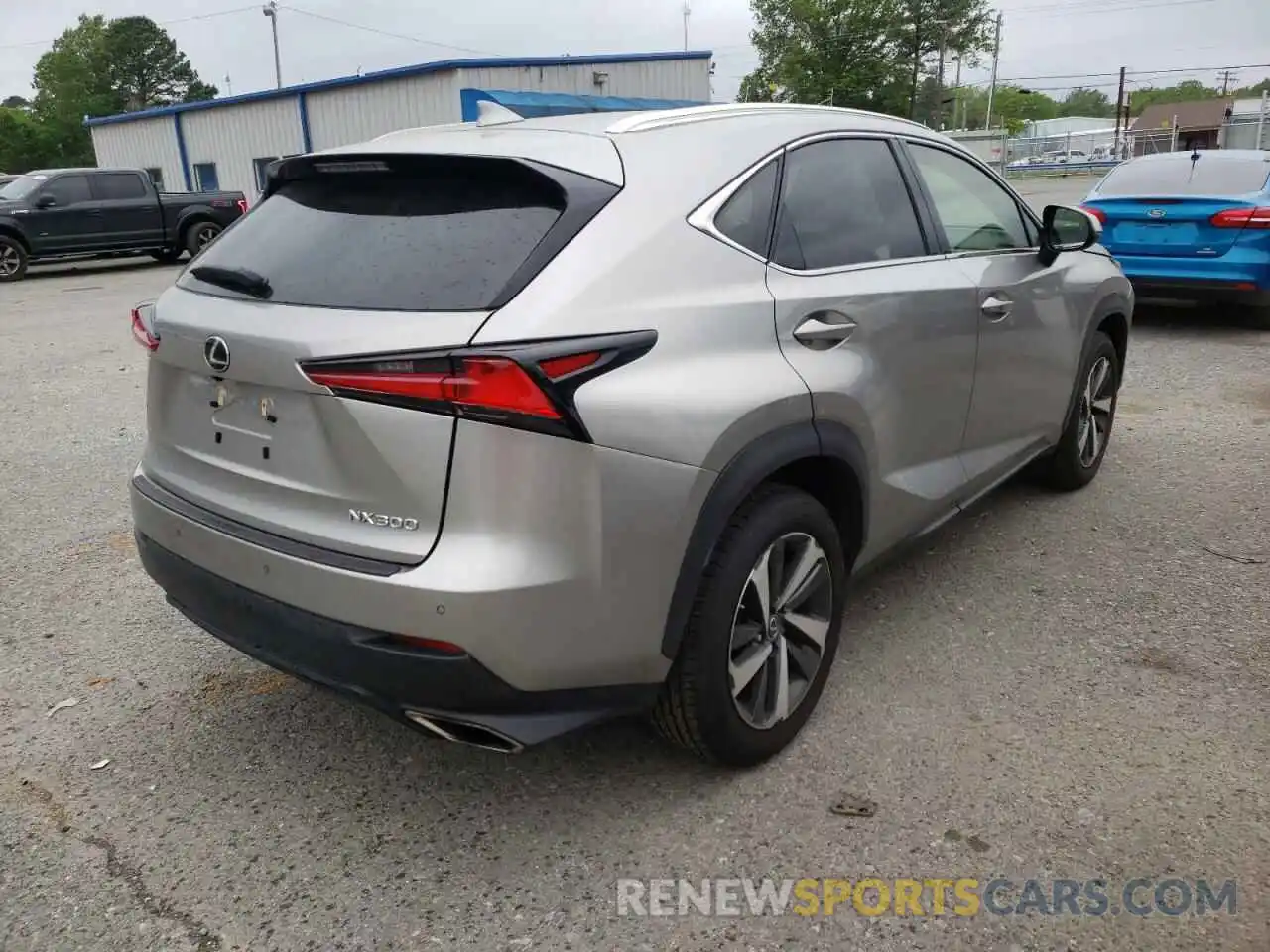 4 Фотография поврежденного автомобиля JTJBARBZ8K2214258 LEXUS NX 2019