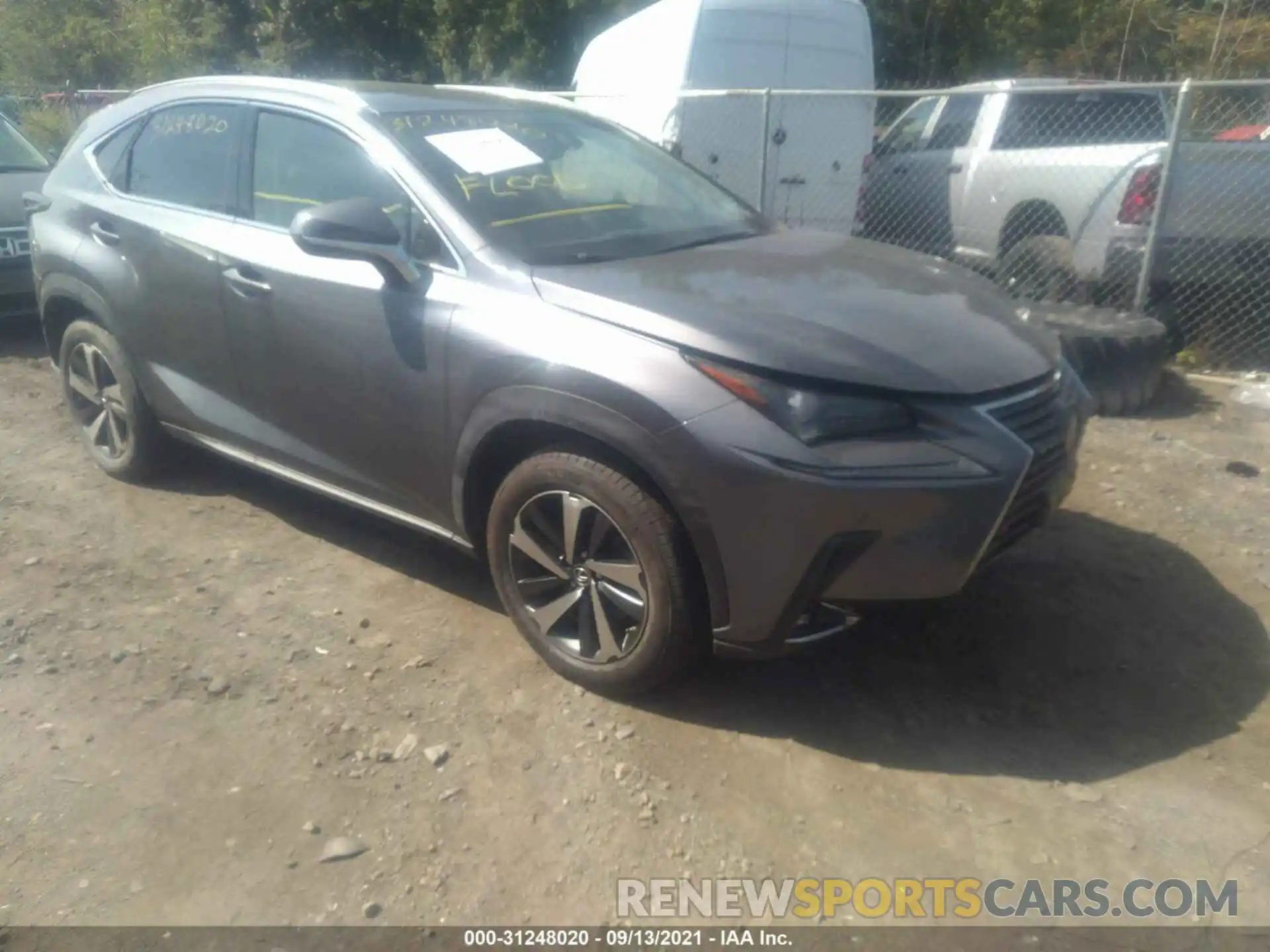 1 Photograph of a damaged car JTJBARBZ8K2217256 LEXUS NX 2019