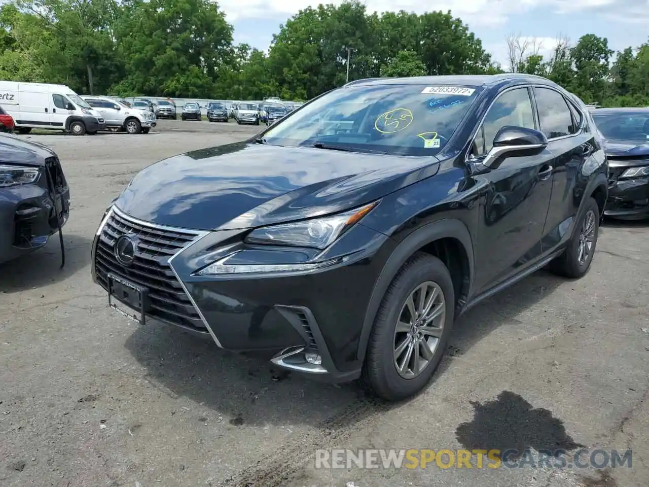 2 Photograph of a damaged car JTJBARBZ9K2179505 LEXUS NX 2019