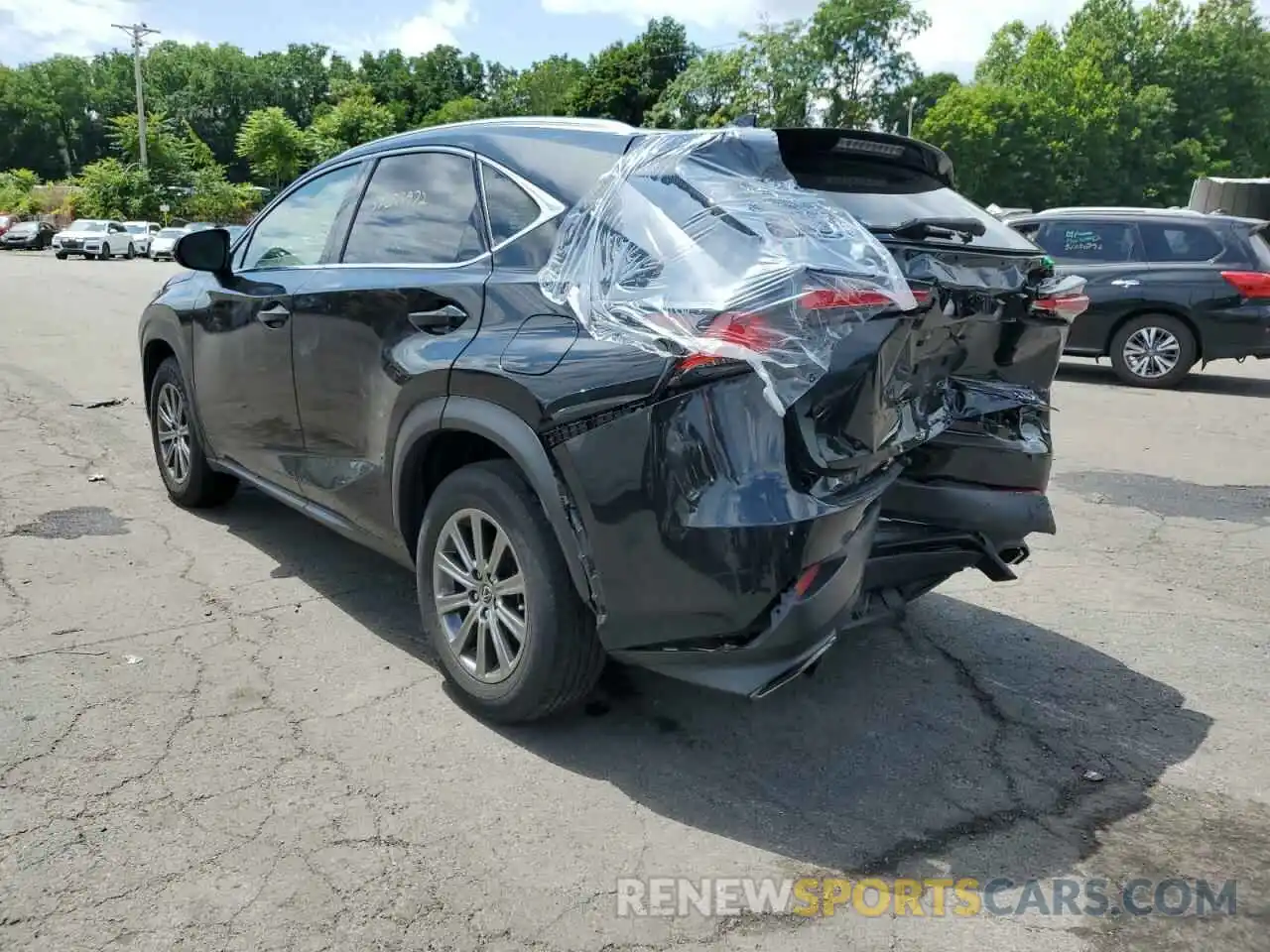 3 Photograph of a damaged car JTJBARBZ9K2179505 LEXUS NX 2019