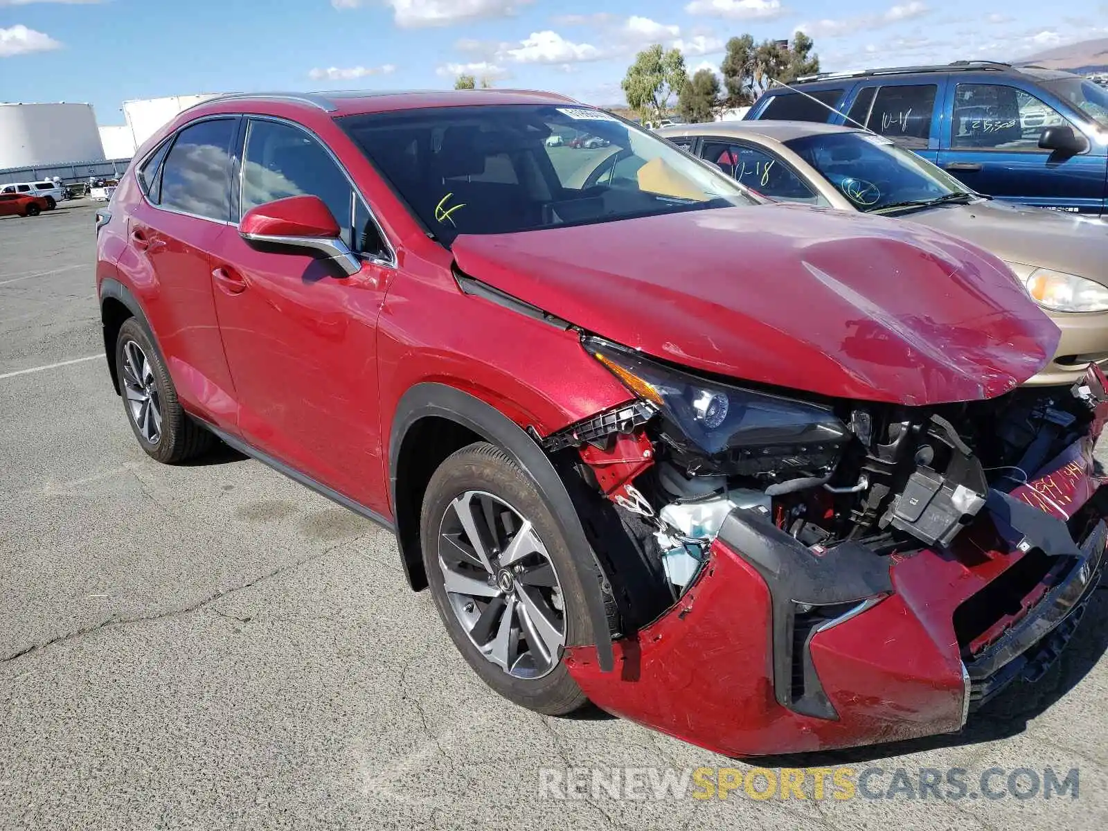 1 Photograph of a damaged car JTJBARBZ9K2180914 LEXUS NX 2019