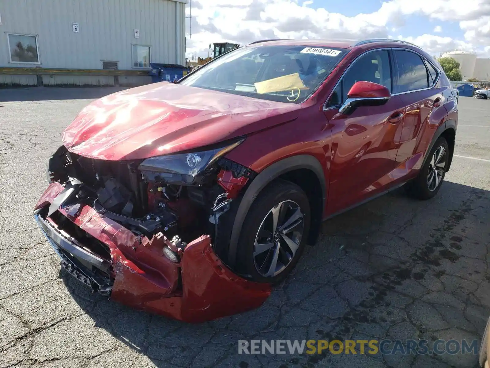 2 Photograph of a damaged car JTJBARBZ9K2180914 LEXUS NX 2019