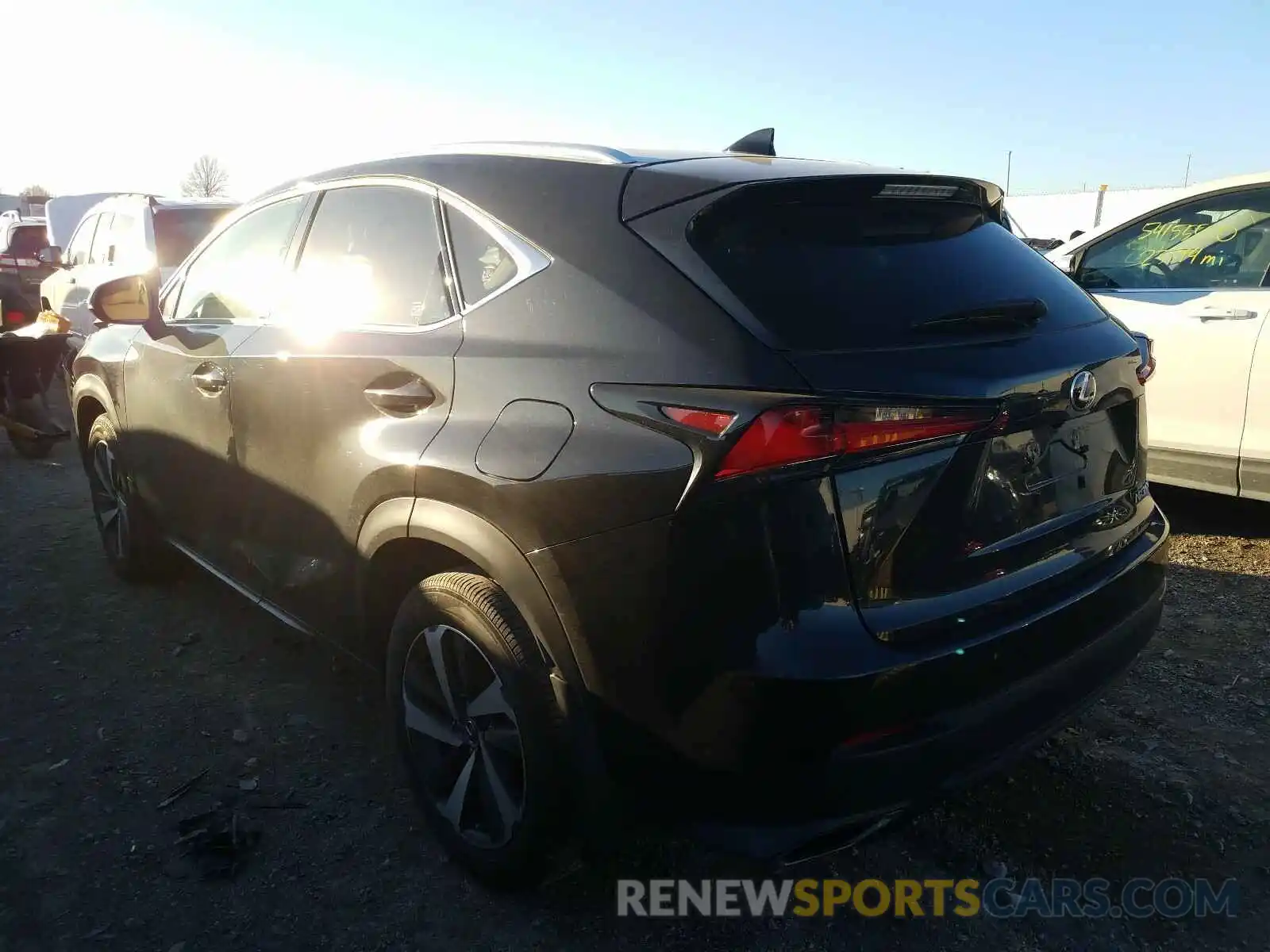 3 Фотография поврежденного автомобиля JTJBARBZ9K2181352 LEXUS NX 2019