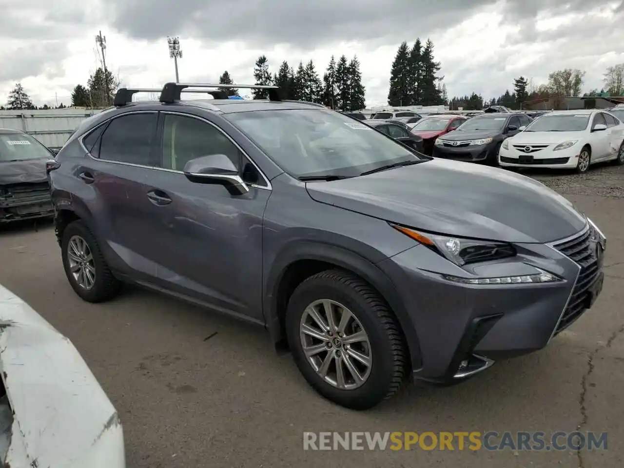 4 Фотография поврежденного автомобиля JTJBARBZ9K2181688 LEXUS NX 2019