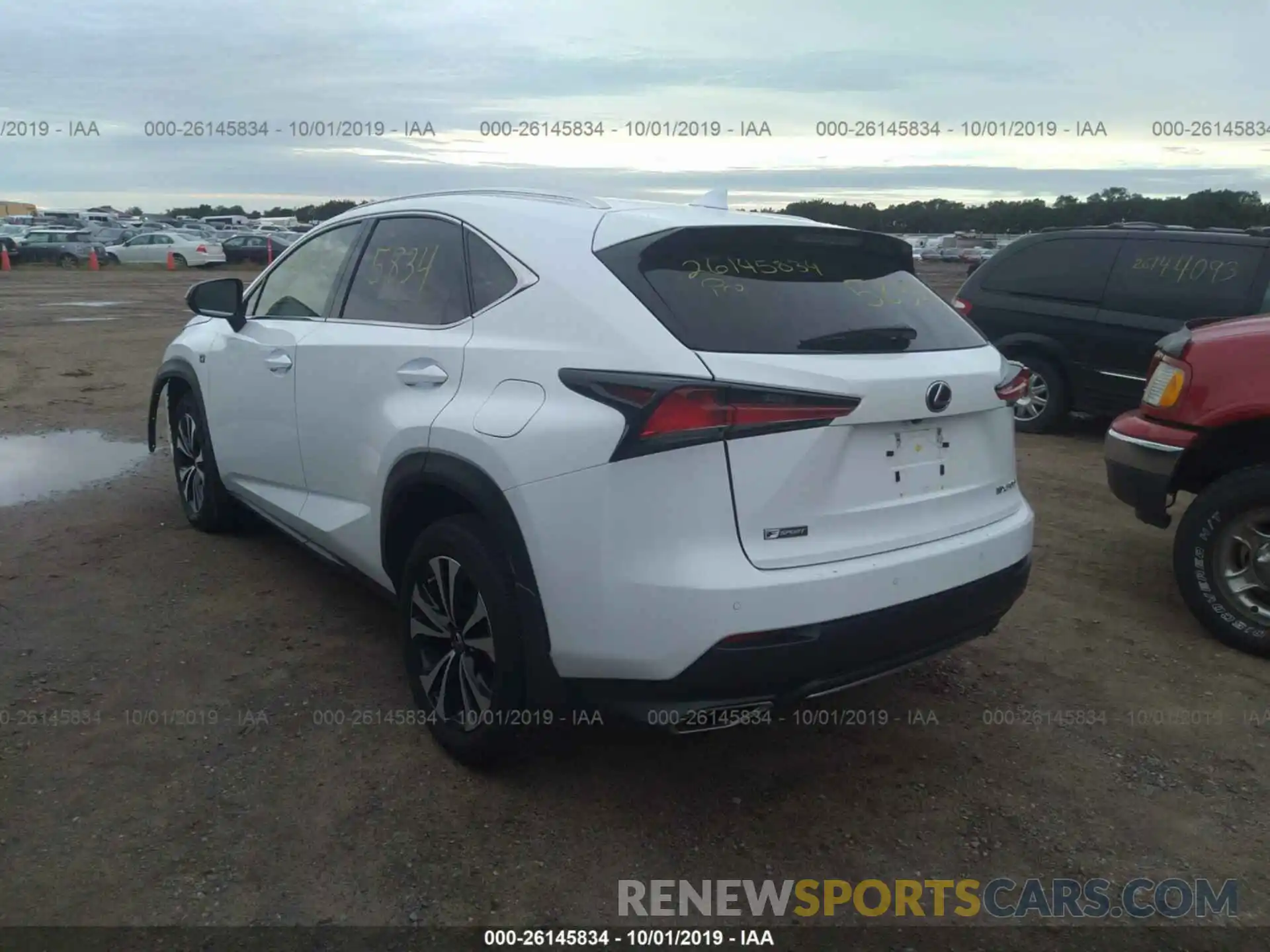 3 Фотография поврежденного автомобиля JTJBARBZ9K2183005 LEXUS NX 2019