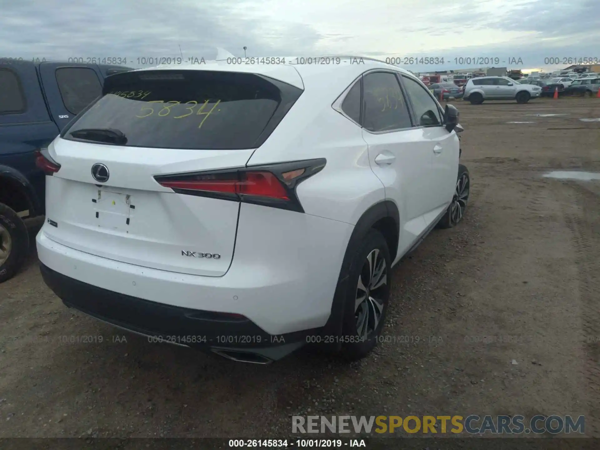 4 Фотография поврежденного автомобиля JTJBARBZ9K2183005 LEXUS NX 2019