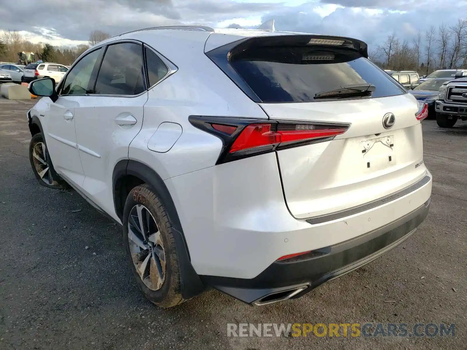 3 Фотография поврежденного автомобиля JTJBARBZ9K2183179 LEXUS NX 2019