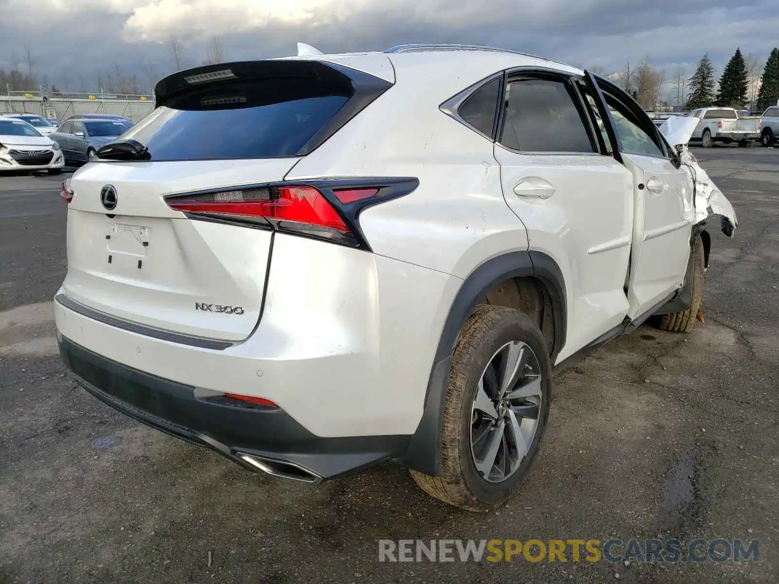 4 Фотография поврежденного автомобиля JTJBARBZ9K2183179 LEXUS NX 2019